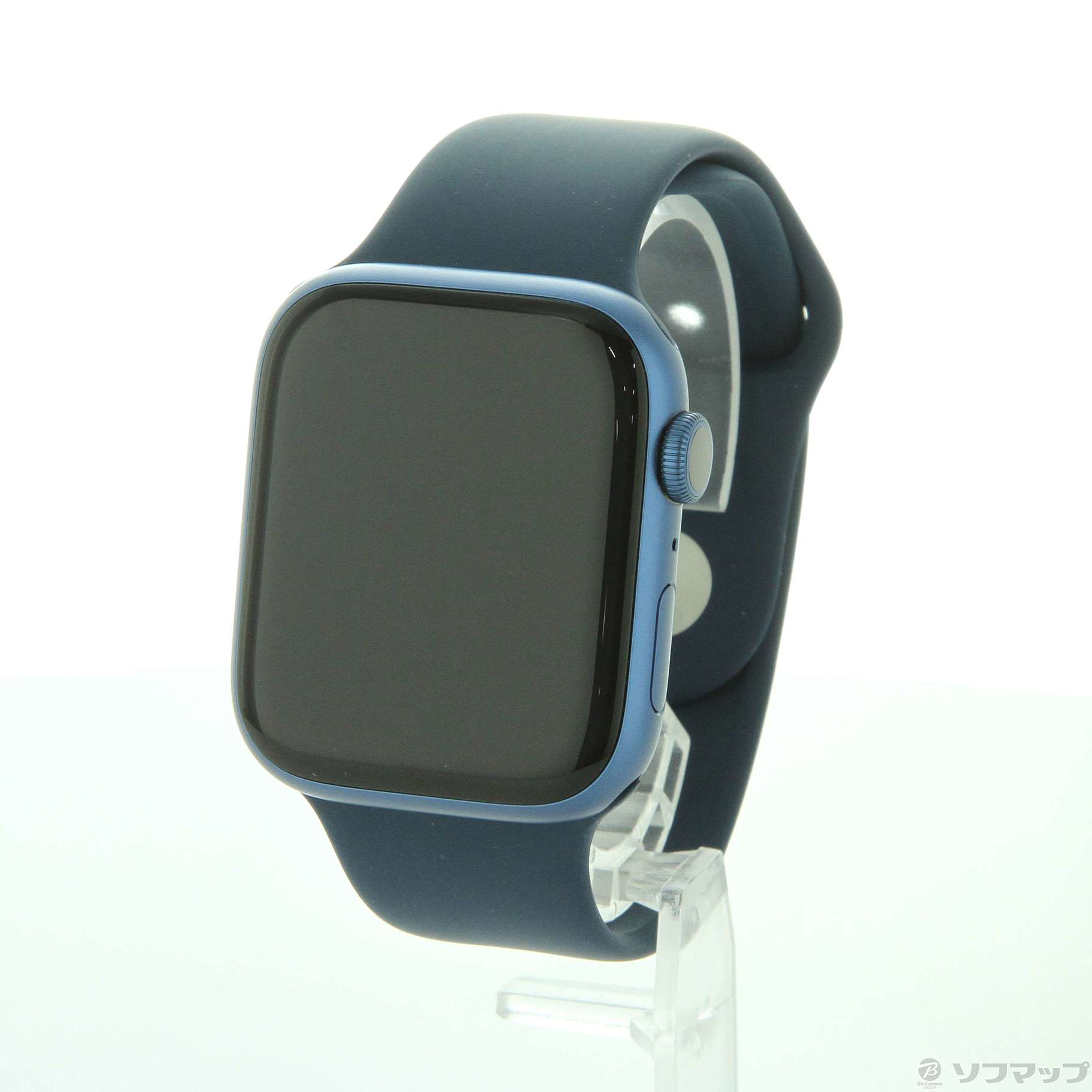 値下げ Apple Watch 7 45mm GPS ブルーアルミニウムケース-