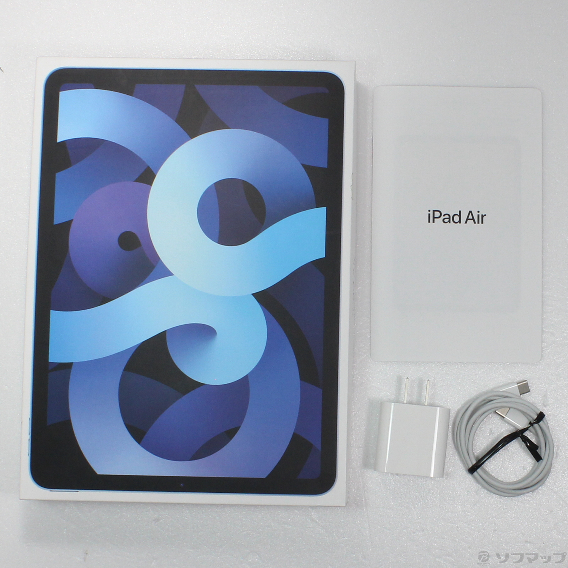 中古】〔展示品〕 iPad Air 第4世代 64GB スカイブルー MYFQ2J／A Wi