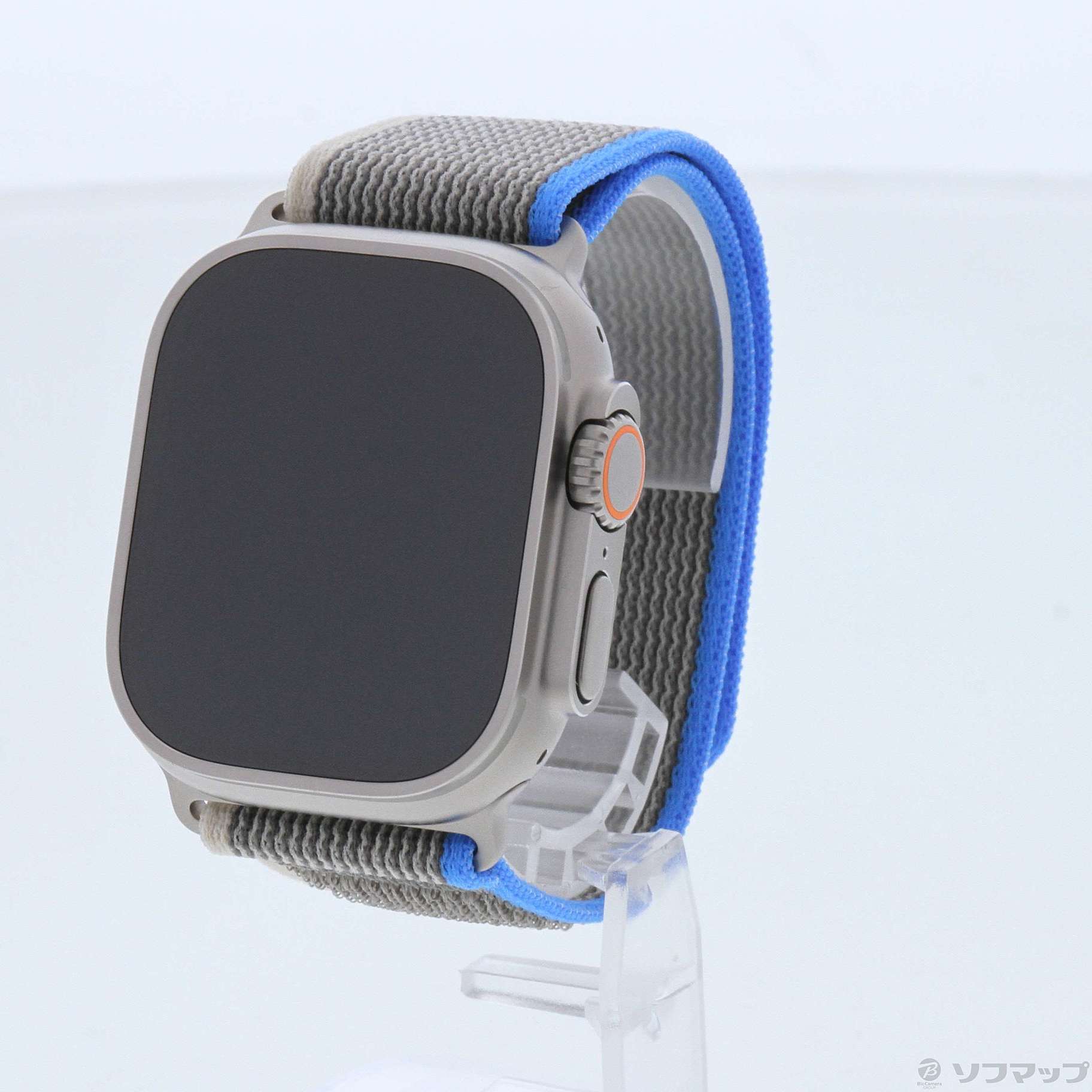 Apple Watch Ultra ブルー/グレイトレイルループ - M/L
