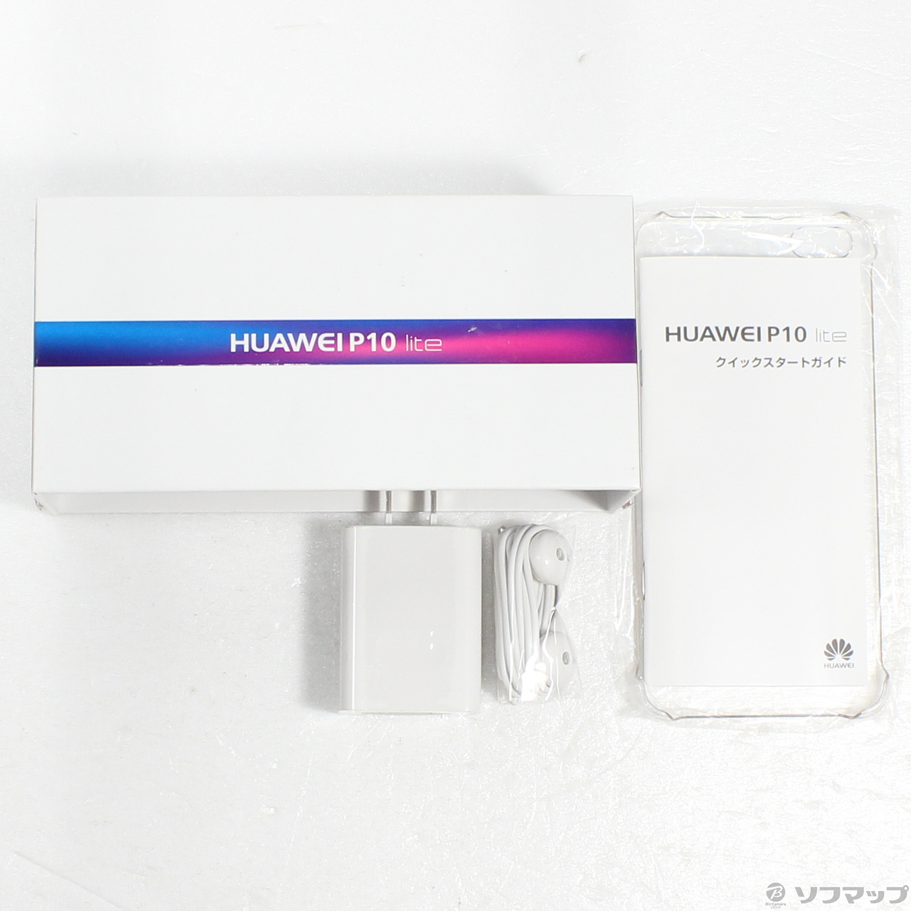 中古】HUAWEI P10 lite 32GB プラチナゴールド WAS-LX2J-PL SIMフリー