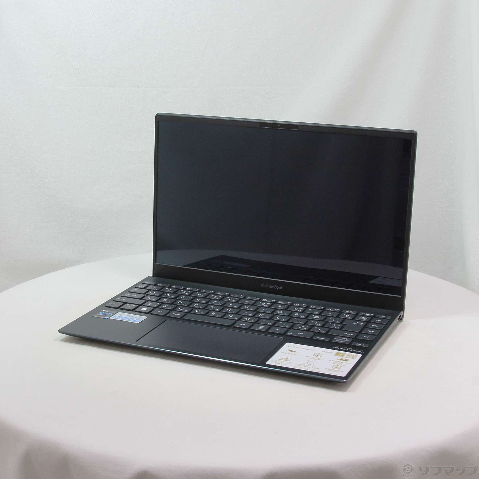 中古】ZenBook 13 OLED UX325EA UX325EA-KG998WS パイングレー