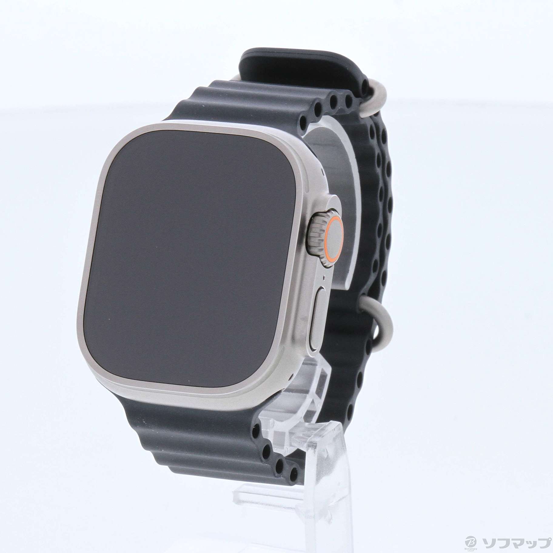 Apple Watch Ultra GPS + Cellular 49mm チタニウムケース ミッドナイトオーシャンバンド