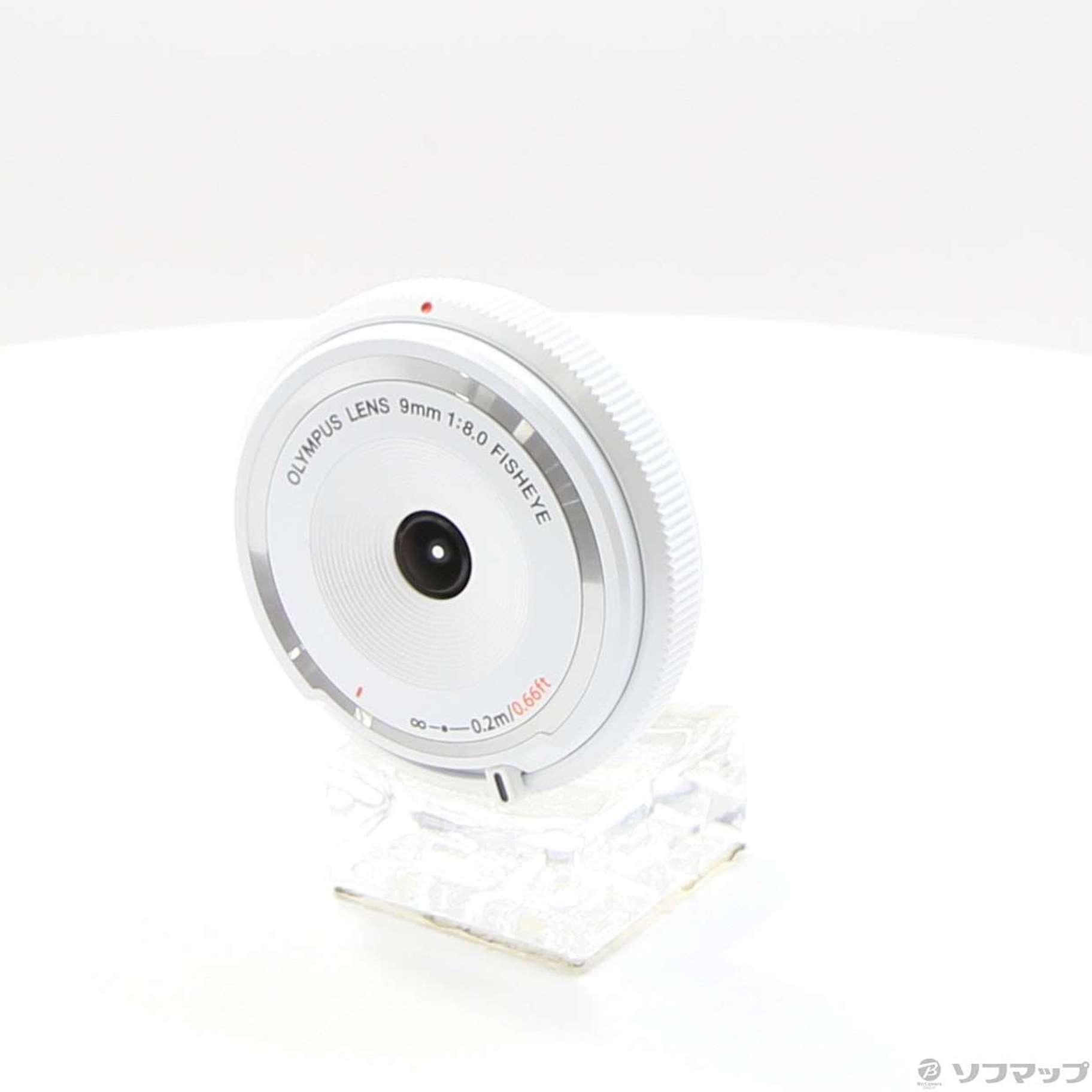 中古品〕 BCL-0980 ボディキャップレンズ 9mm F8.0 ホワイト｜の通販は