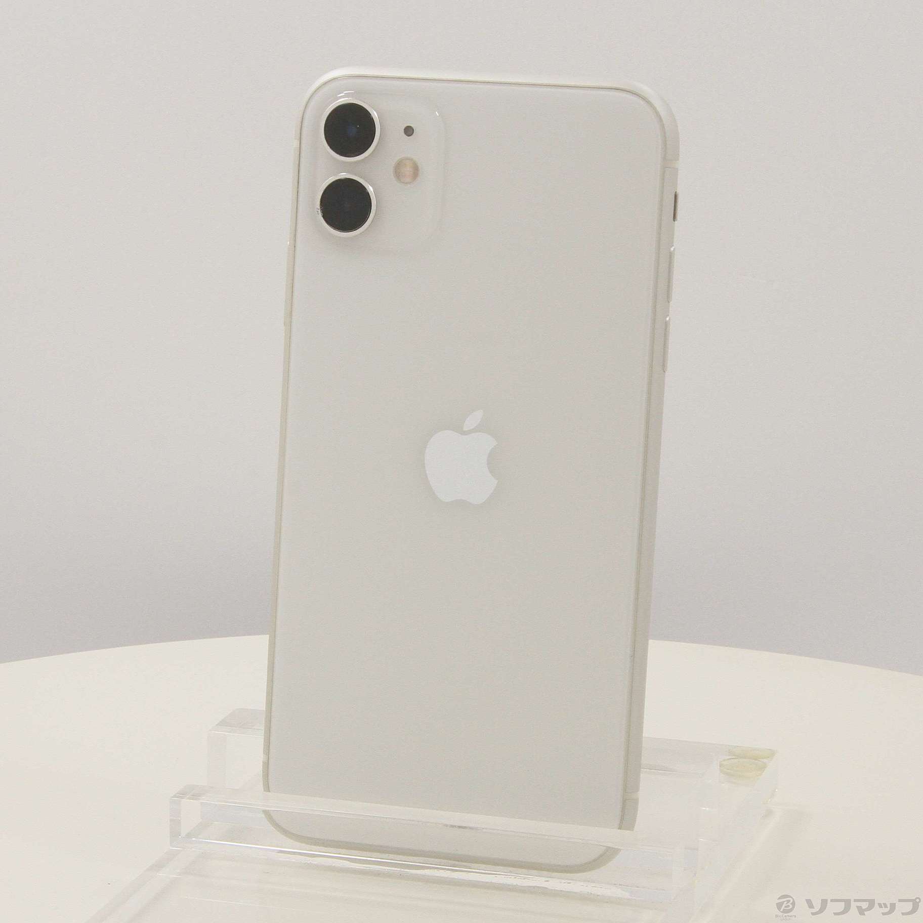 中古】iPhone11 128GB ホワイト MWM22J／A SIMフリー [2133050386980