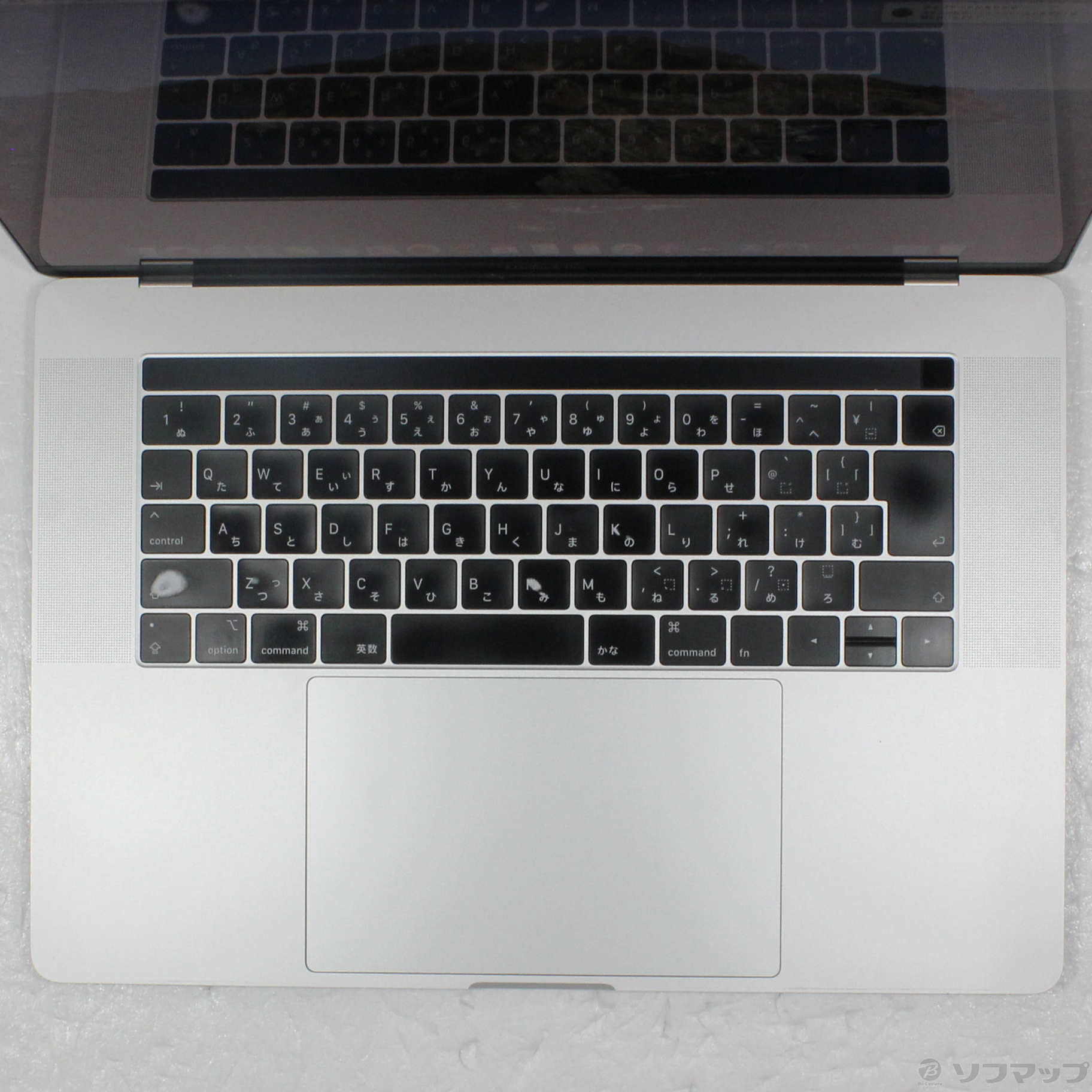 〔中古品〕 MacBook Pro 15-inch Mid 2018 MR962J／A Core_i7 2.2GHz 32GB SSD256GB  シルバー 〔10.15 Catalina〕