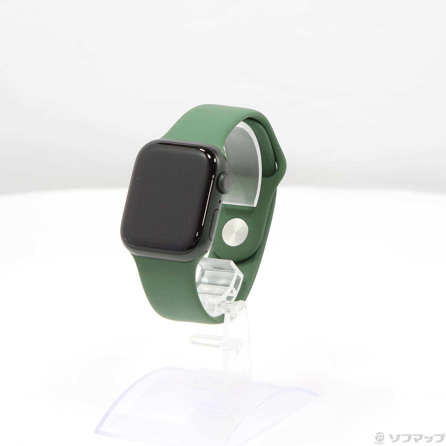 Apple Watch Series 7 GPS 41mm グリーンアルミニウムケース クローバースポーツバンド