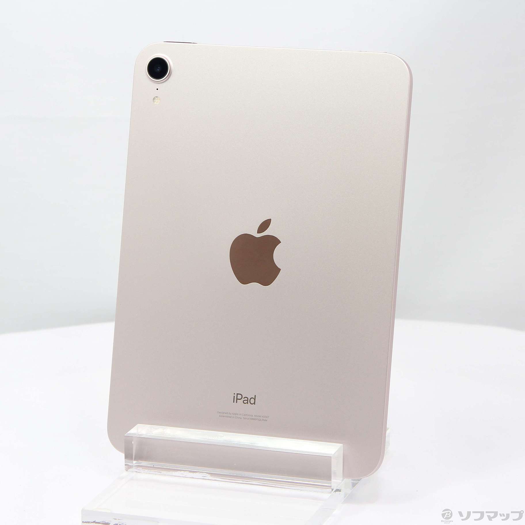 中古】iPad mini 第6世代 64GB ピンク MLWL3J／A Wi-Fi