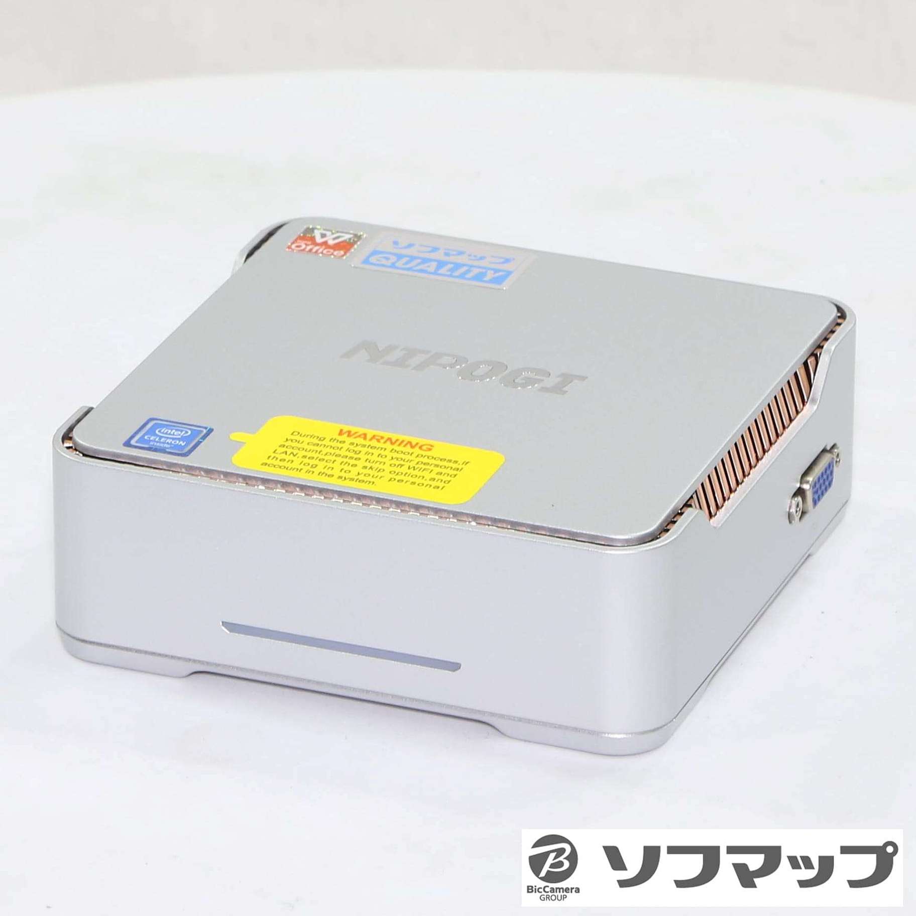中古】NiPoGi Mini PC GK3V ［Celeron J4125 (2GHz)／12GB／SSD128GB