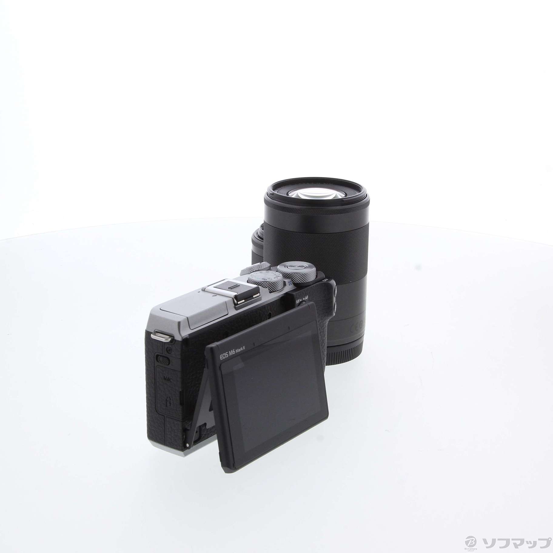 中古】EOS M6 Mark II ダブルズームキット シルバー [2133050438276