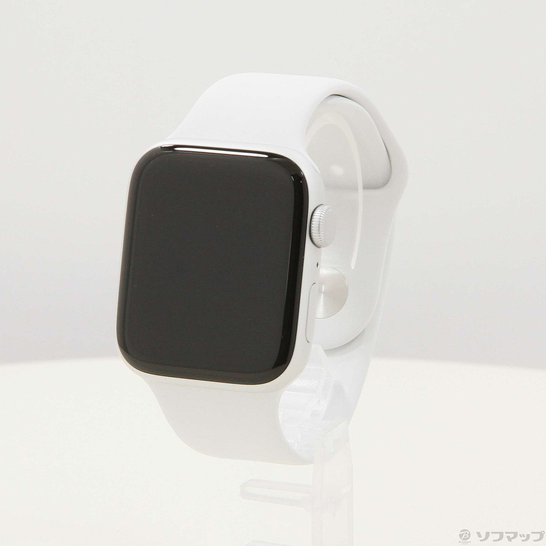 Apple Watch SE 第2世代 GPS 44mm シルバーアルミニウムケース ホワイトスポーツバンド