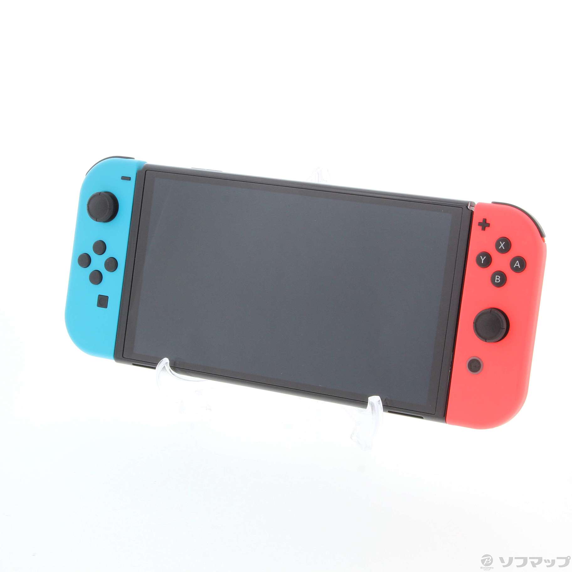 中古】Nintendo Switch 有機ELモデル Joy-Con(L) ネオンブルー／(R