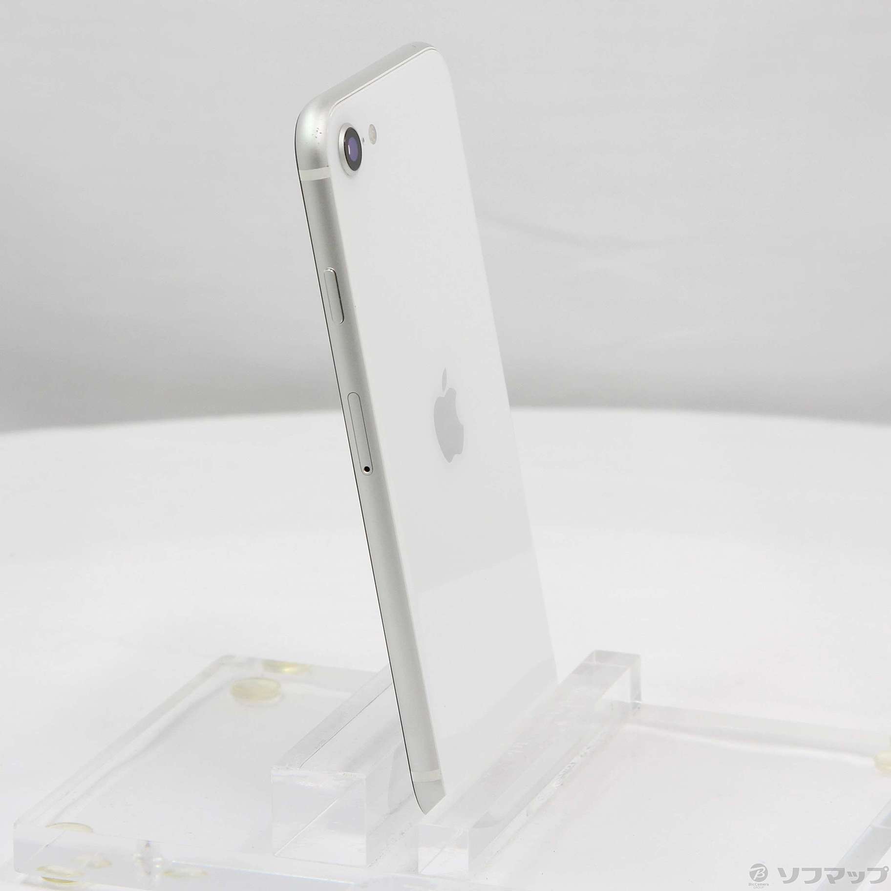 〔中古品〕 iPhone SE 第2世代 128GB ホワイト MHGU3J／A SIMフリー 〔ネットワーク利用制限▲〕  ［4.7インチ液晶／Apple A13］