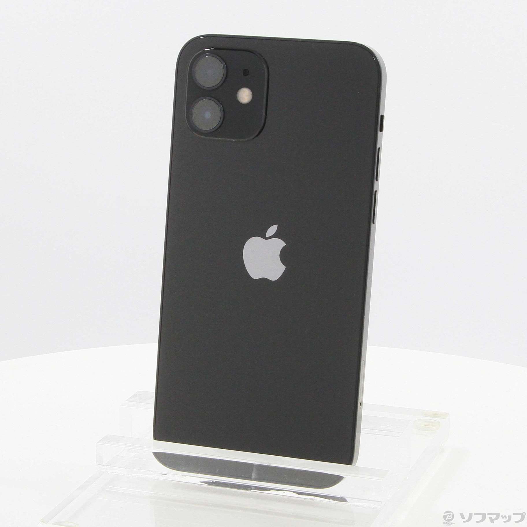 中古】iPhone12 64GB ブラック MGHN3J／A SIMフリー [2133050454528