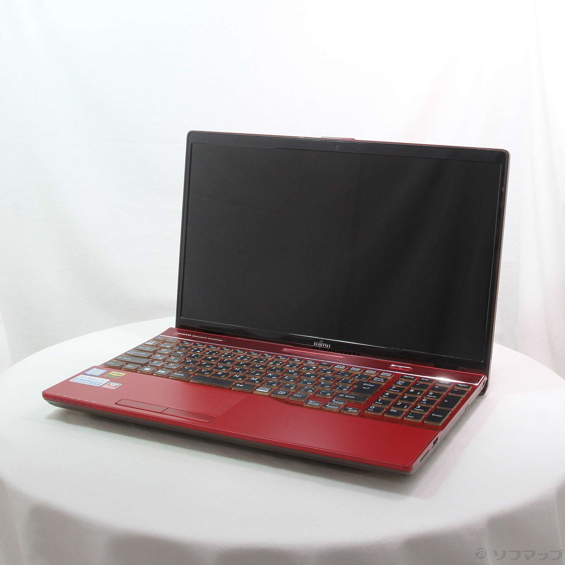 中古】LIFEBOOK AH53／D1 FMVA53D1RZ ガーネットレッド [2133050458069