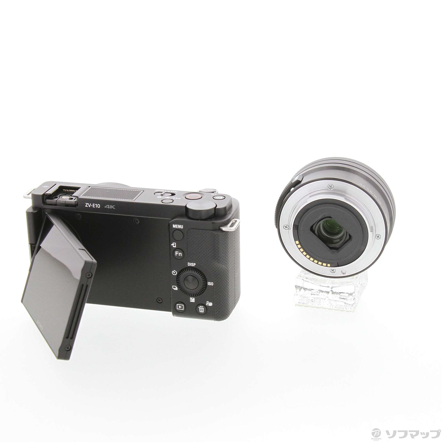 中古】VLOGCAM ZV-E10L パワーズームレンズキット ブラック