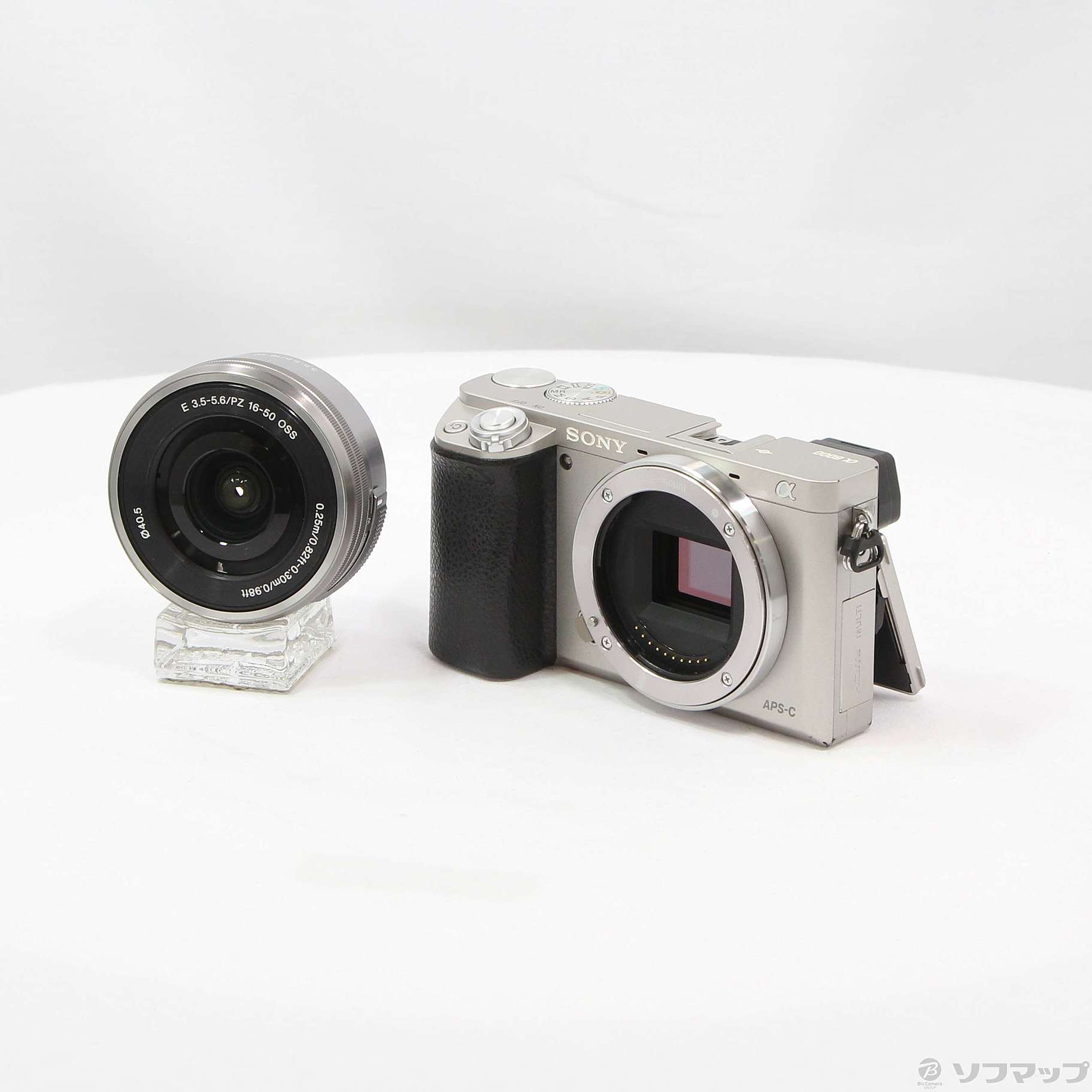 中古】α6000 パワーズームレンズキット シルバー ILCE-6000L ...