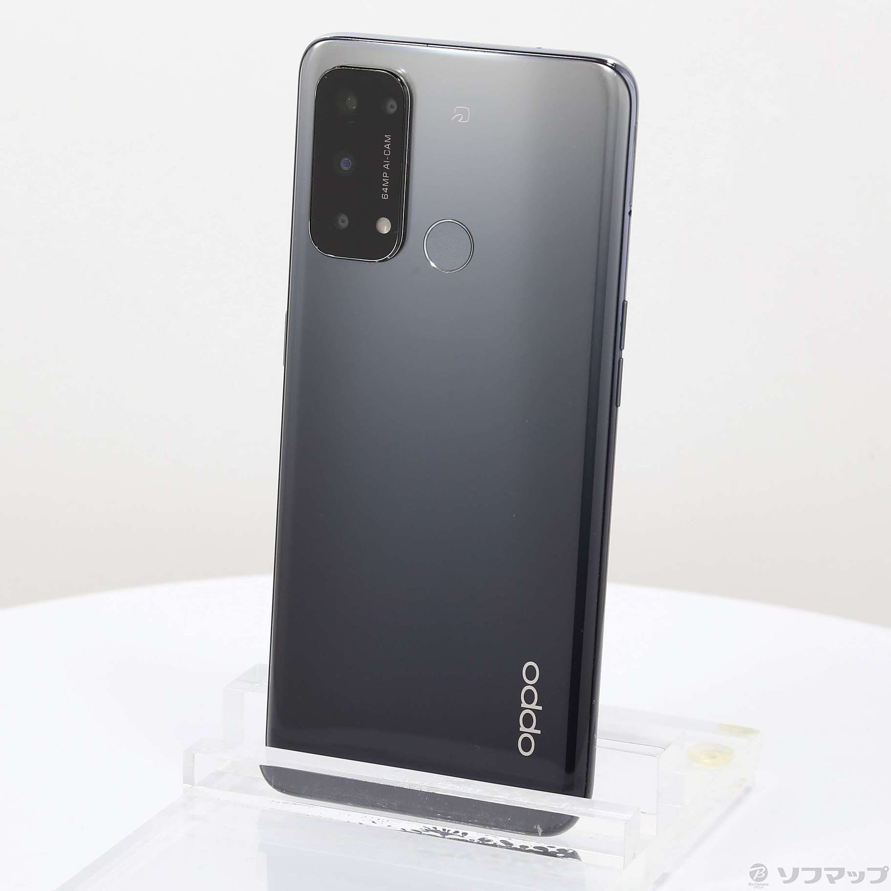 中古】OPPO Reno5 A 128GB シルバーブラック CPH2199 SIMフリー