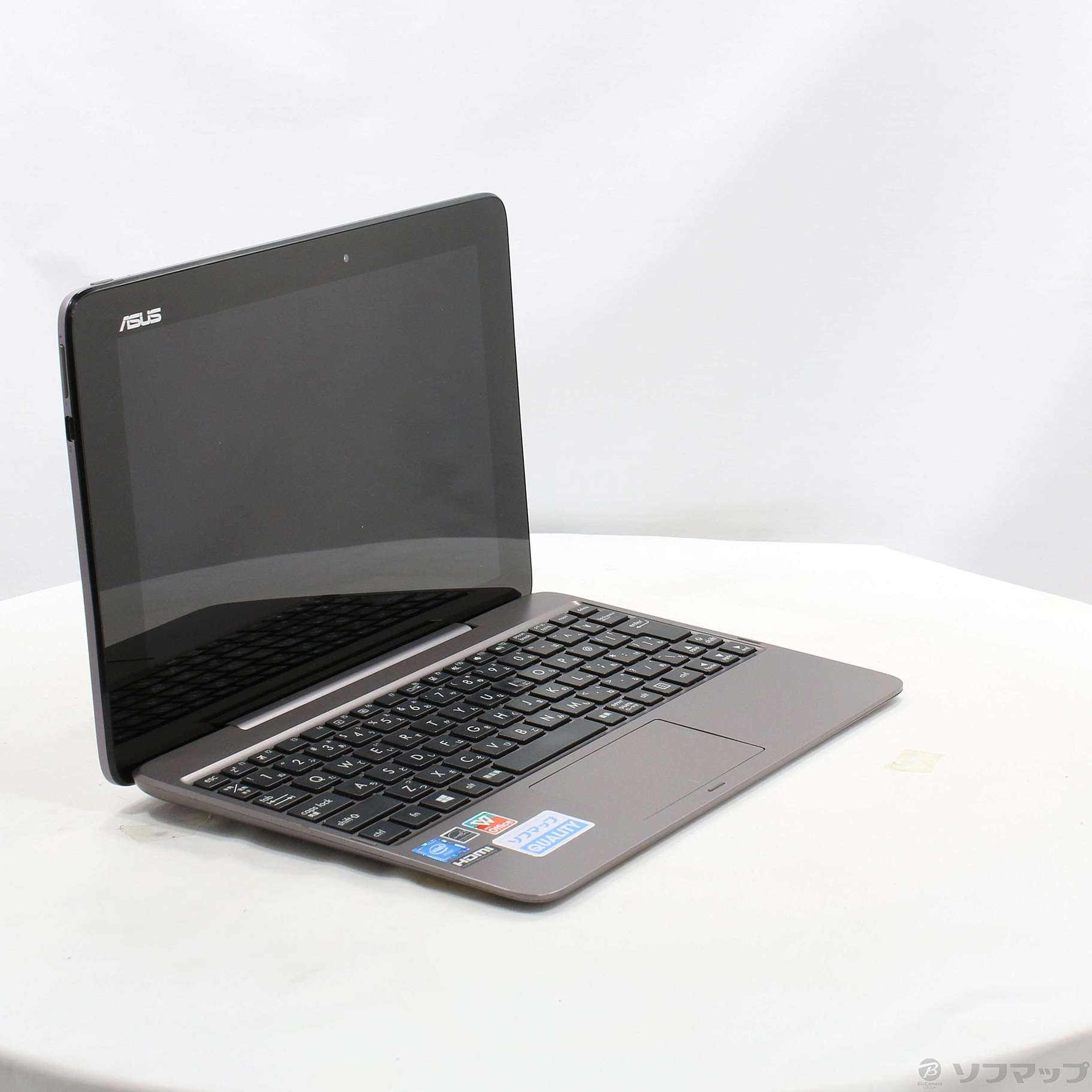 中古】TransBook T100HA T100HA-GRAY メタルグレー 〔Windows 10