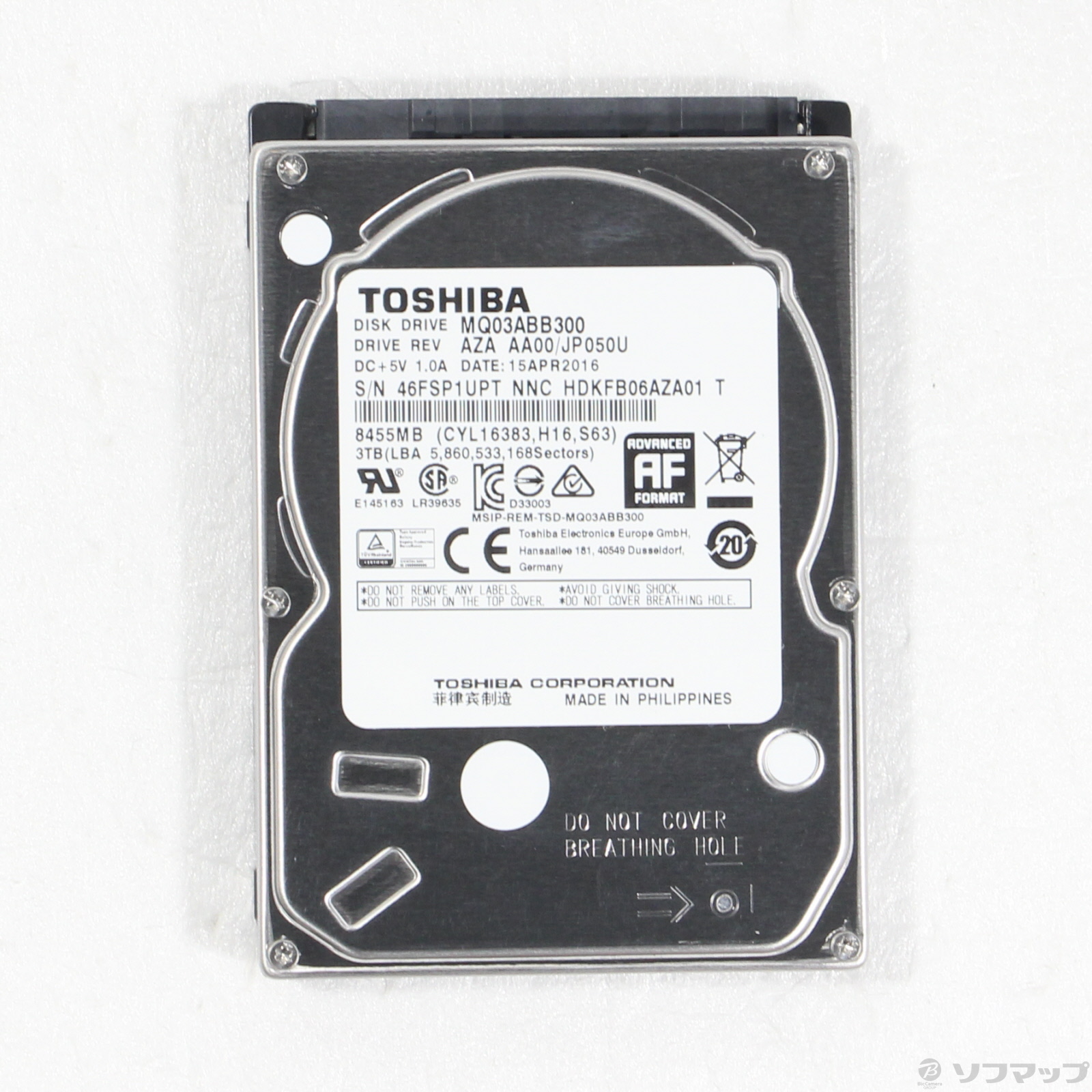 中古】MQ03ABB300 [2133050478227] - 法人専用リコレ