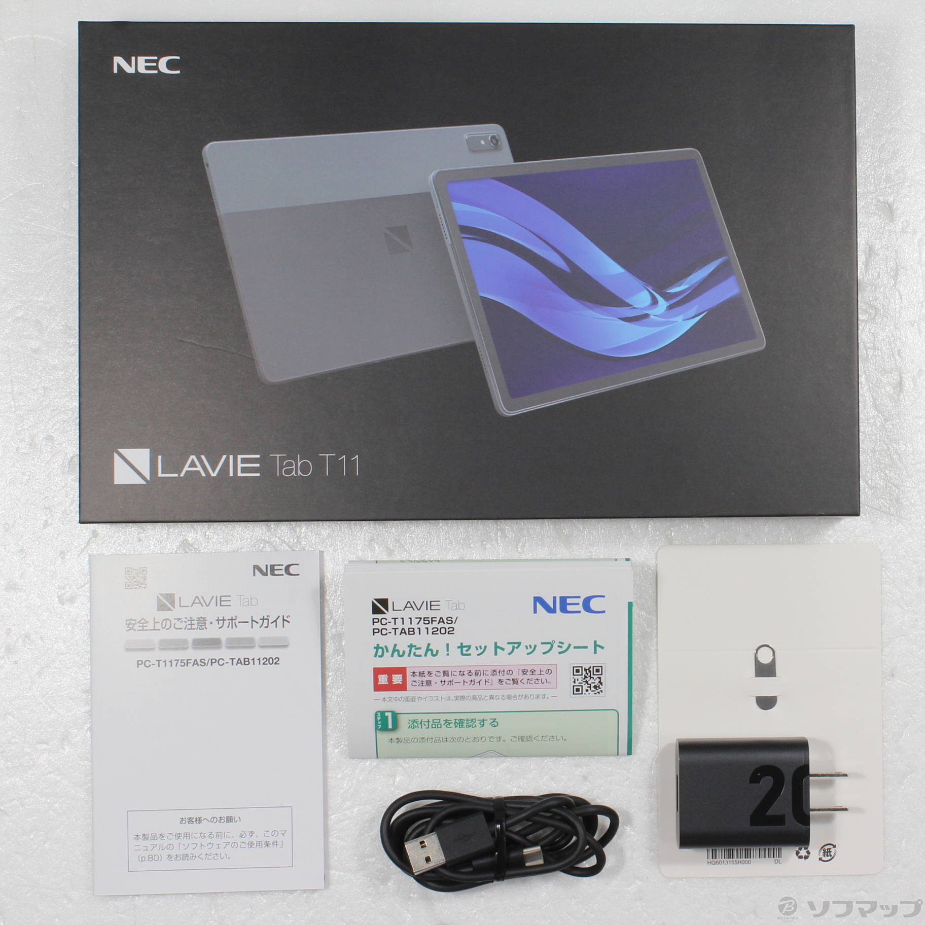 中古】LAVIE Tab T11 T1175／FAS 128GB ストームグレー PCT1175FAS Wi