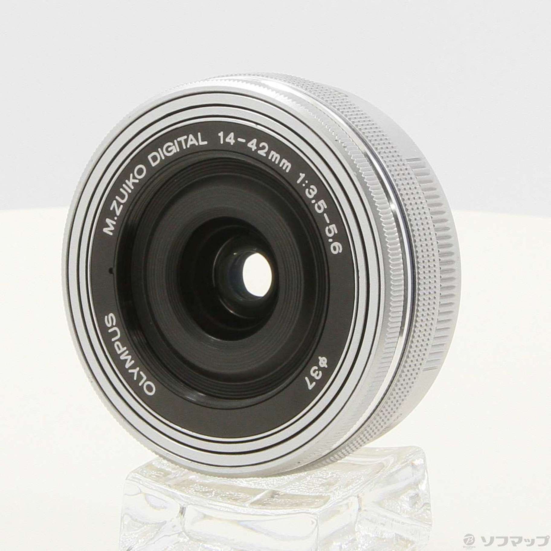 中古】M.ZUIKO DIGITAL ED 14-42mm F3.5-5.6 EZ シルバー (μ4／3