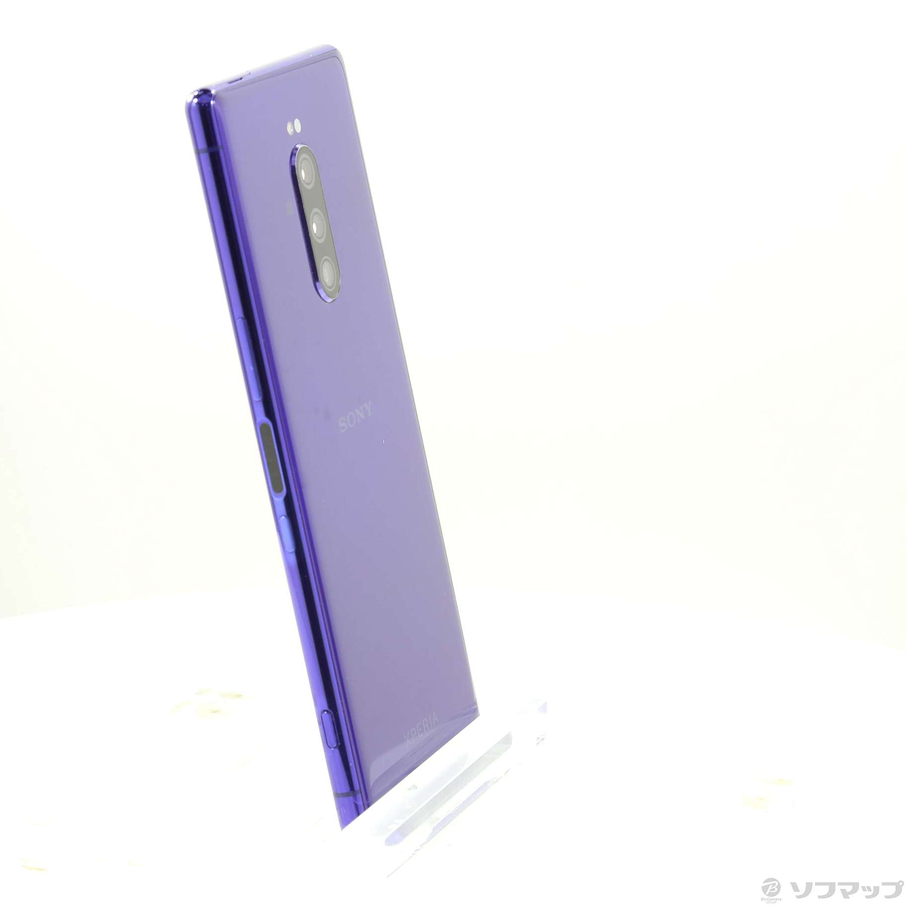 Xperia 1 Purple 64 GB Softbank カメラアプ不具合有 - スマートフォン/携帯電話