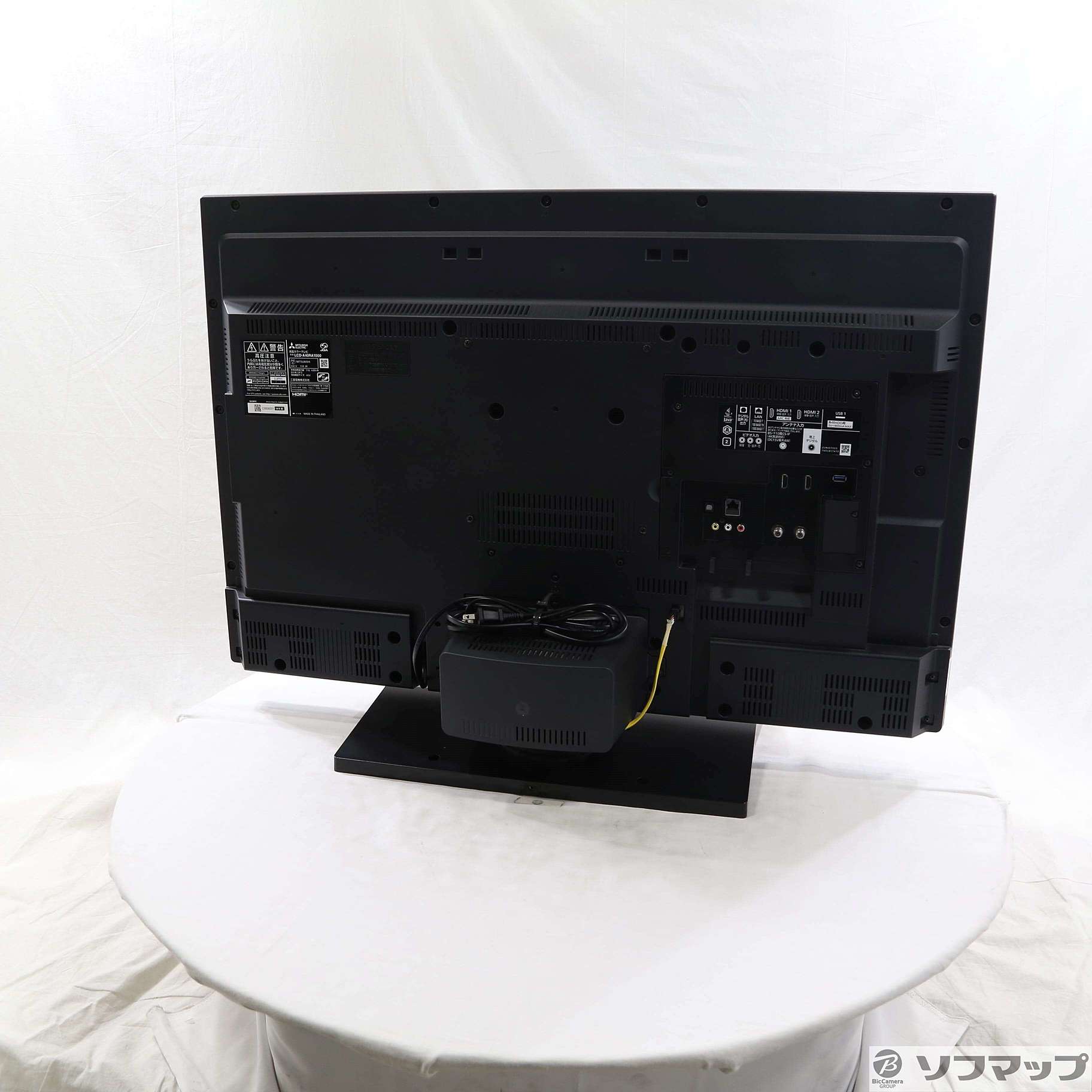 〔中古品〕 液晶テレビ REAL ブラック LCD-A40RA1000 ［40V型 ／4K対応 ／BS・CS 4Kチューナー内蔵 ／YouTube対応  ／Bluetooth対応］