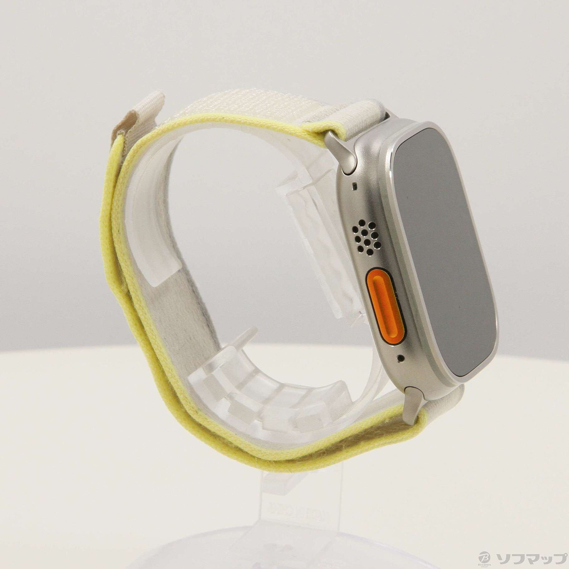 Apple Watch Ultra GPS + Cellular 49mm チタニウムケース イエロー／ベージュトレイルループ