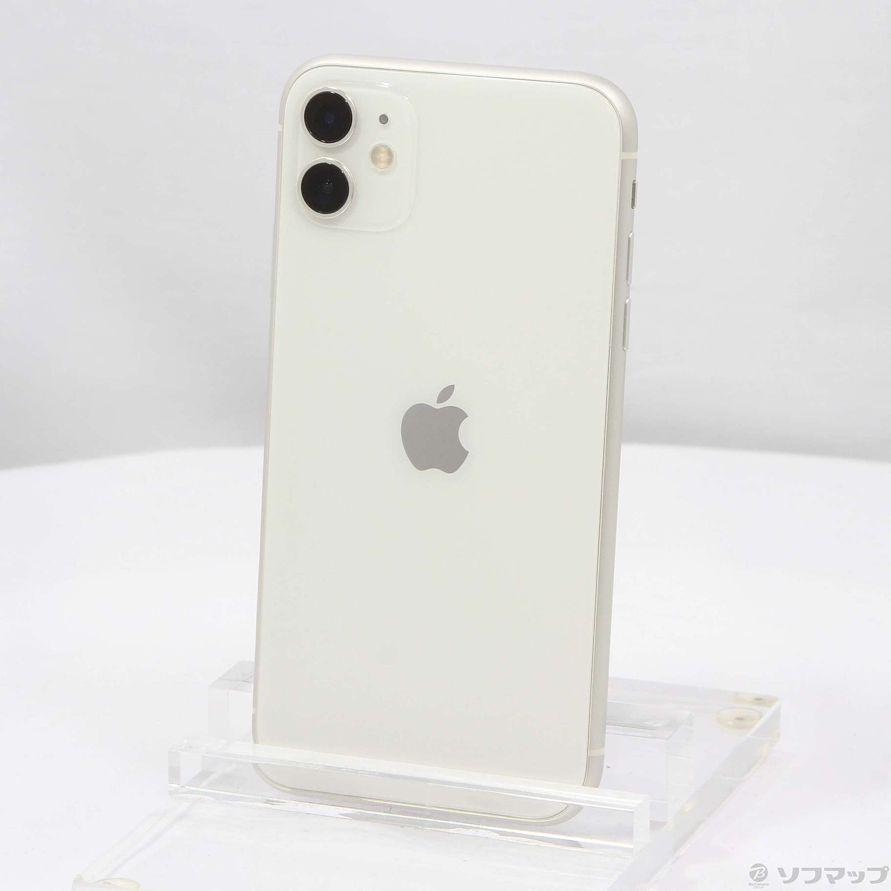 中古】iPhone11 128GB ホワイト MWM22J／A SIMフリー [2133050505725