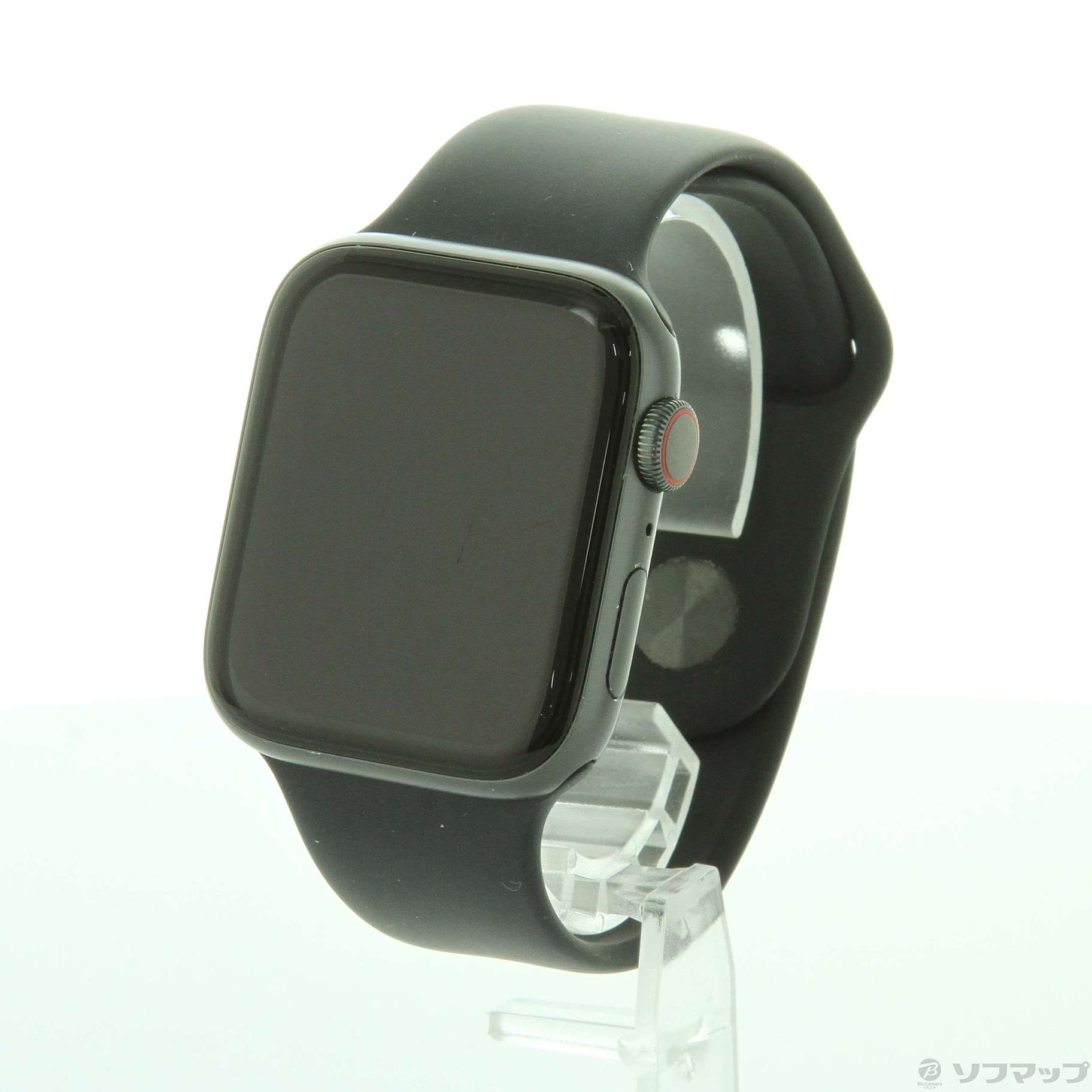 Apple Watch Series 5 GPS + Cellular 44mm スペースグレイアルミニウムケース ブラックスポーツバンド