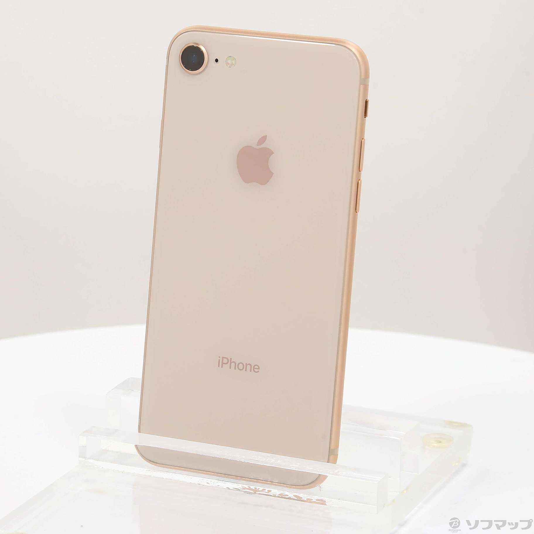 スマートフォン/携帯電話【透明ケース＆フィルム付き】iPhone8 Gold 64GB SIMフリー