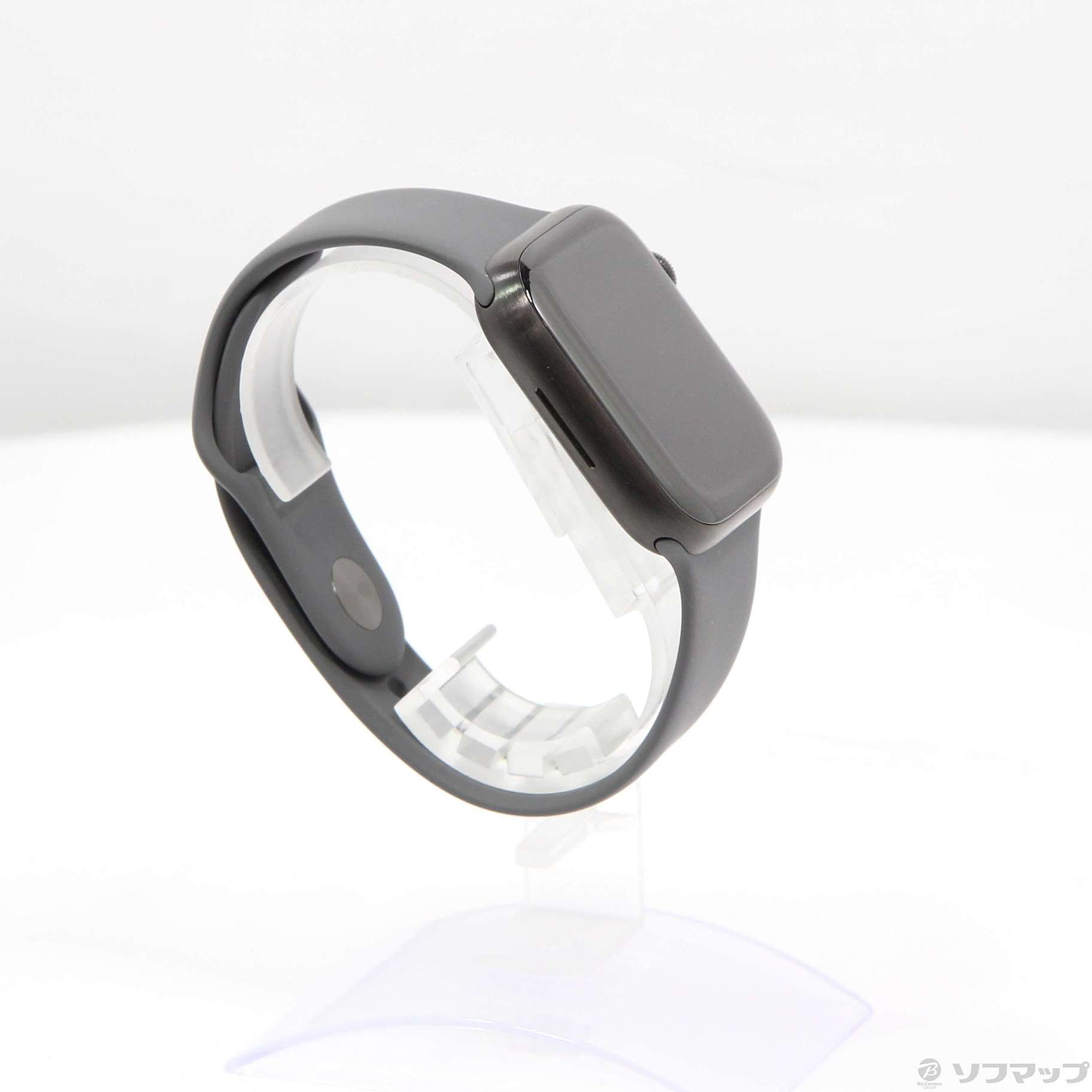 Apple Watch Series 7 GPS + Cellular 45mm スペースブラックチタニウムケース グレイスポーツバンド