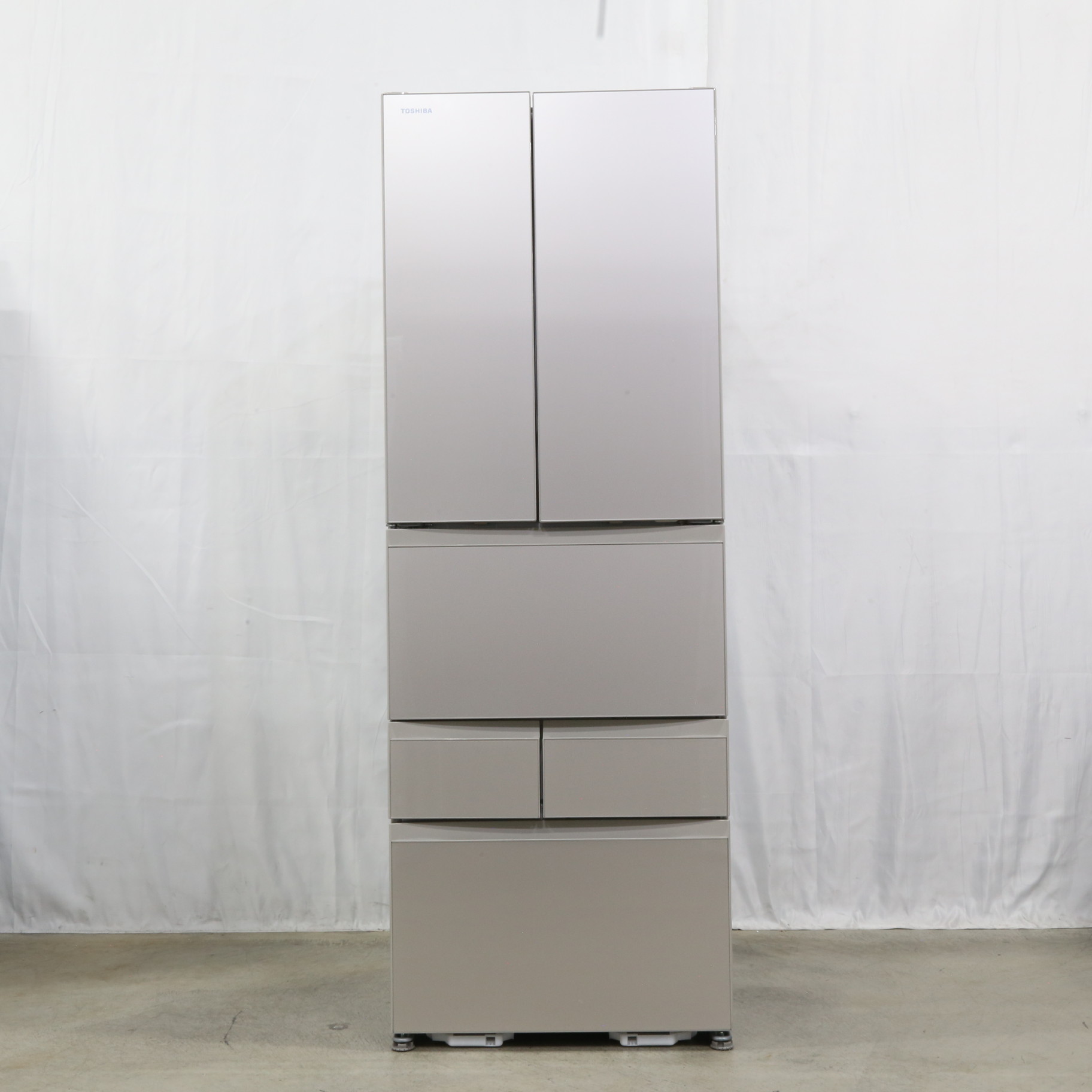 中古】〔展示品〕 冷蔵庫 サテンゴールド GR-V510FH(EC) ［幅65cm 