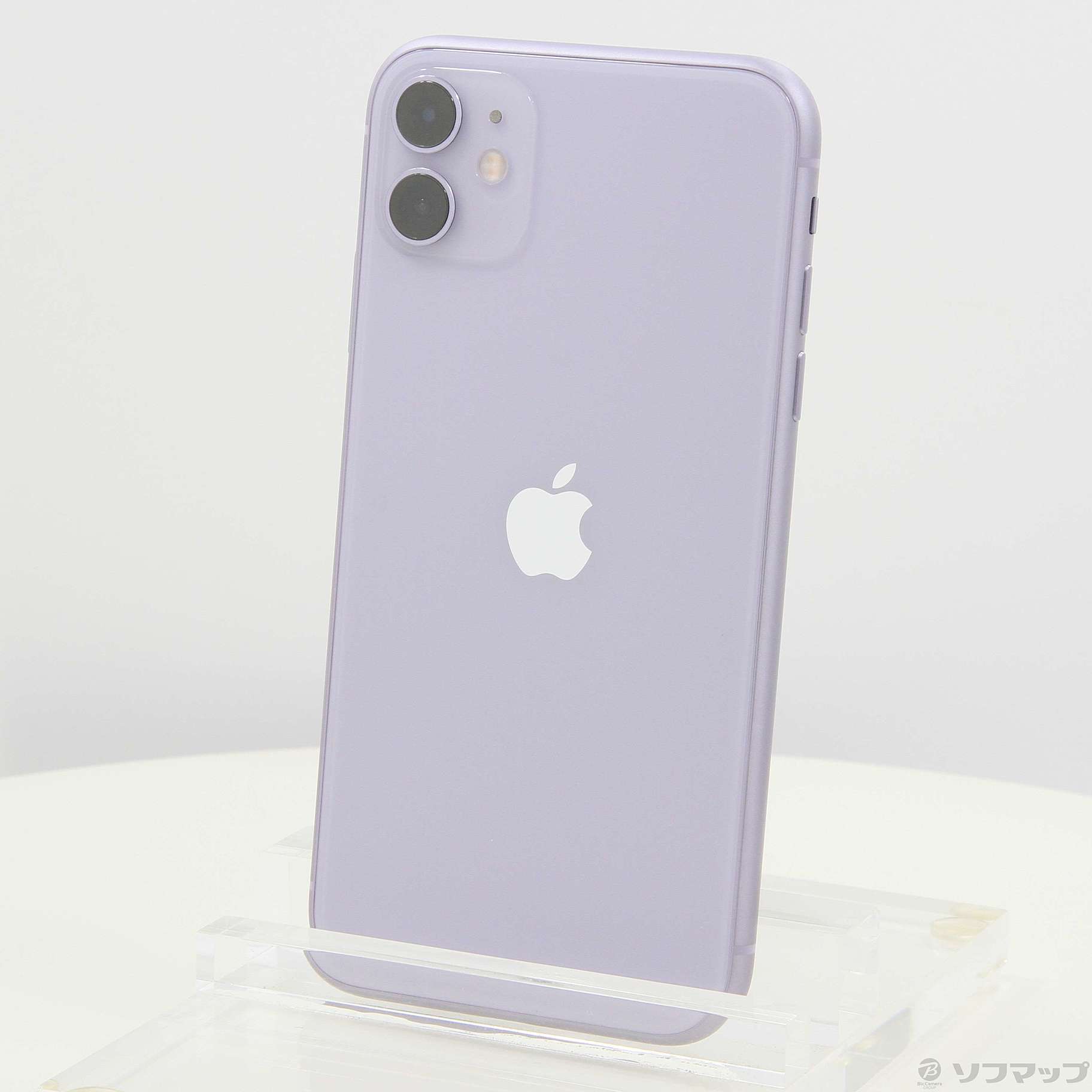 中古】iPhone11 128GB パープル MWM52J／A SIMフリー [2133050532752