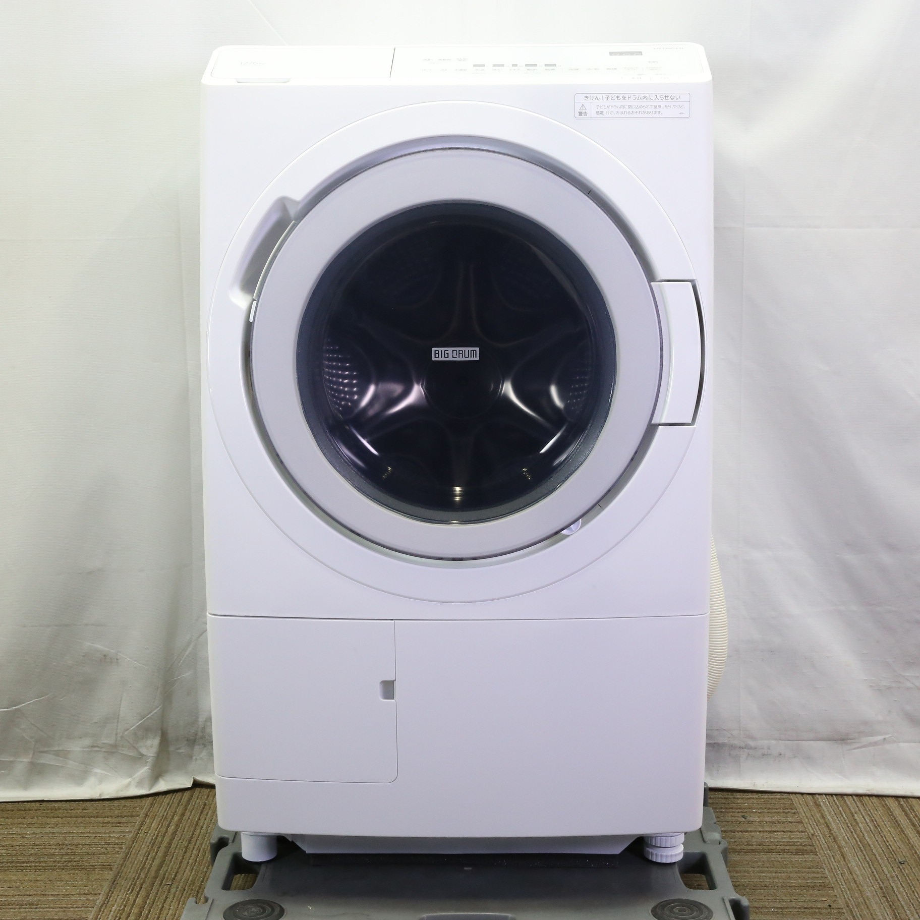 中古】〔中古品〕 ドラム式洗濯乾燥機 ホワイト BD-SX120HR-W ［洗濯