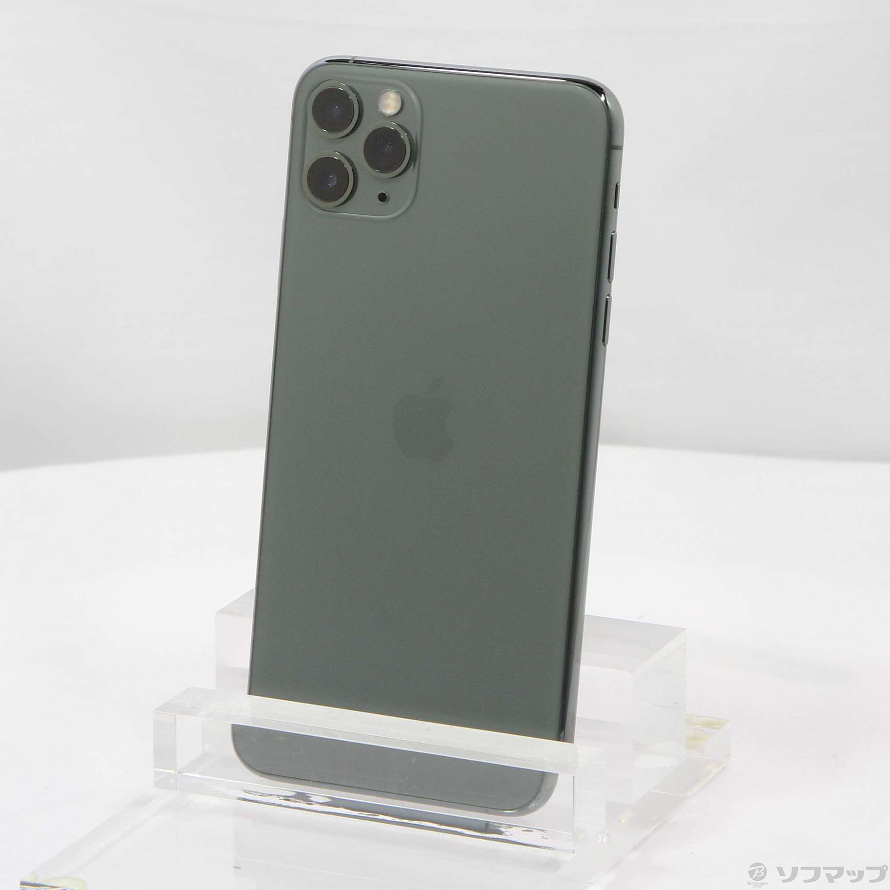 中古】iPhone11 Pro Max 256GB ミッドナイトグリーン NWHM2J／A