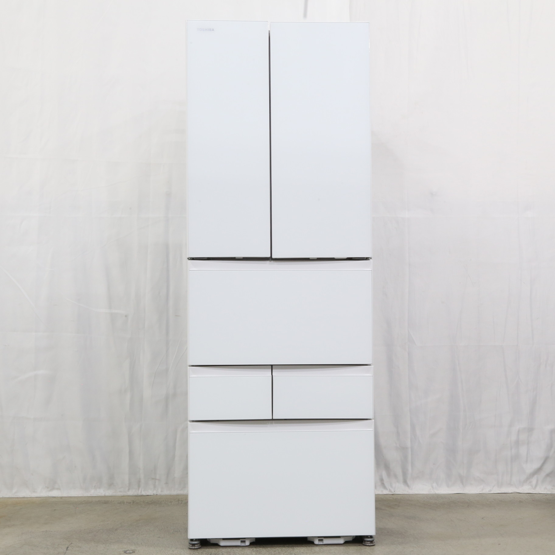 中古】〔展示品〕 冷蔵庫 グランホワイト GR-V460FH(EW) ［幅65cm 