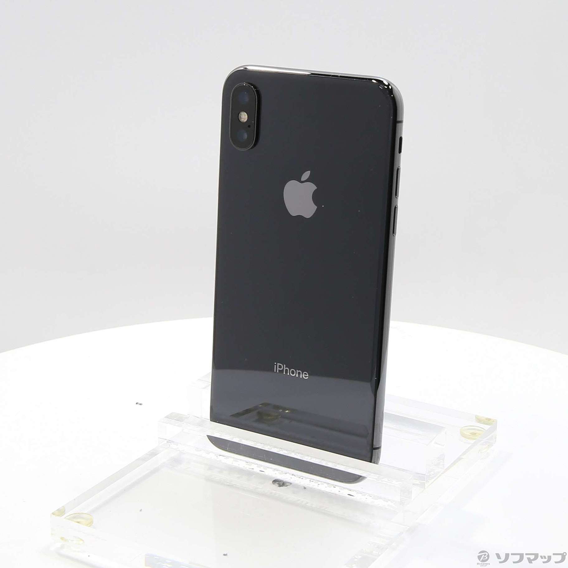 中古】iPhoneX 64GB スペースグレイ MQAX2J／A SoftBank