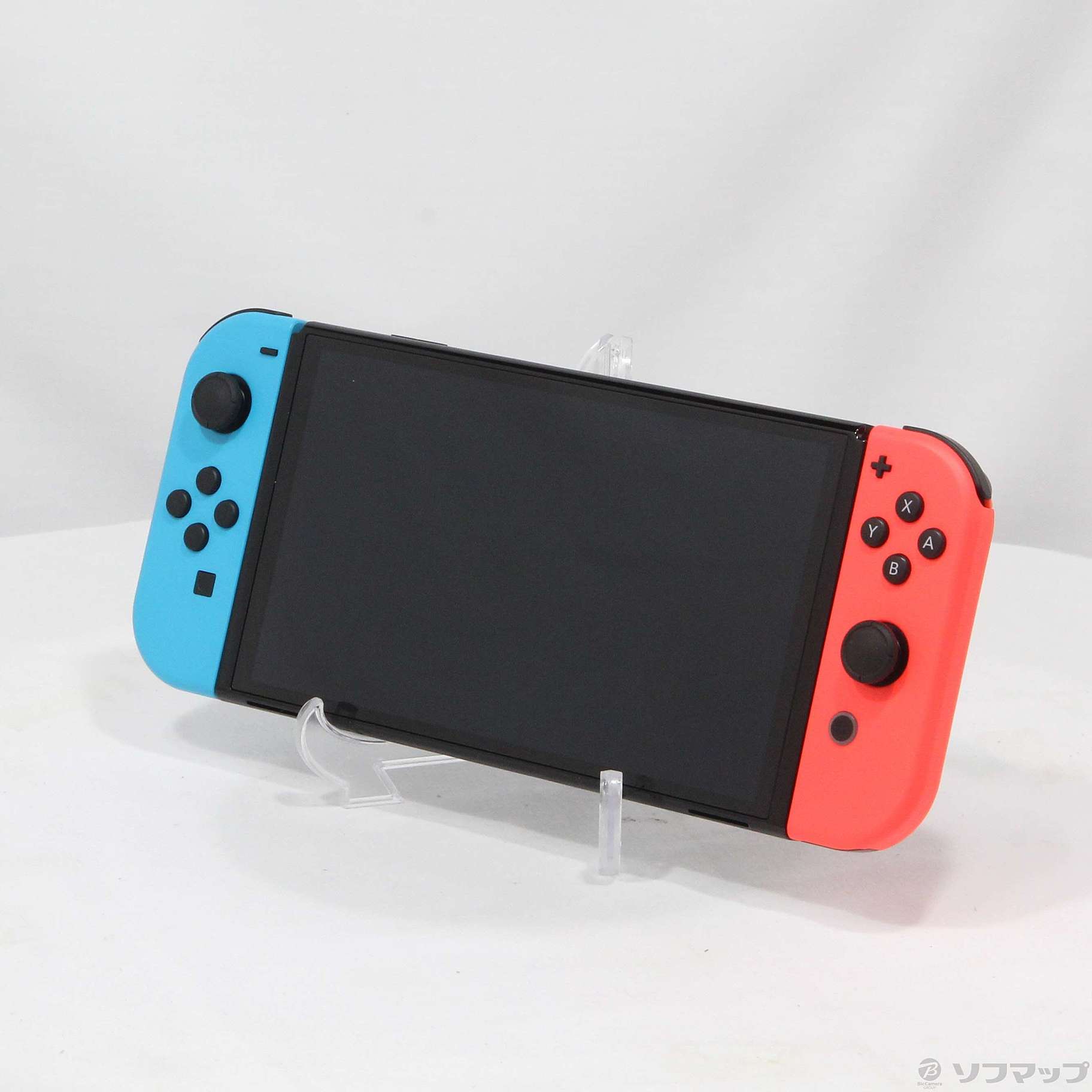 中古】Nintendo Switch 有機ELモデル Joy-Con(L) ネオンブルー／(R