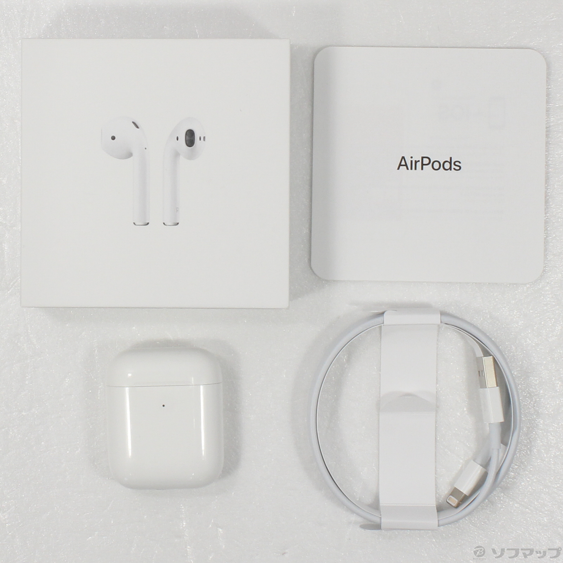 中古】AirPods 第2世代 with Wireless Charging Case MRXJ2J／A