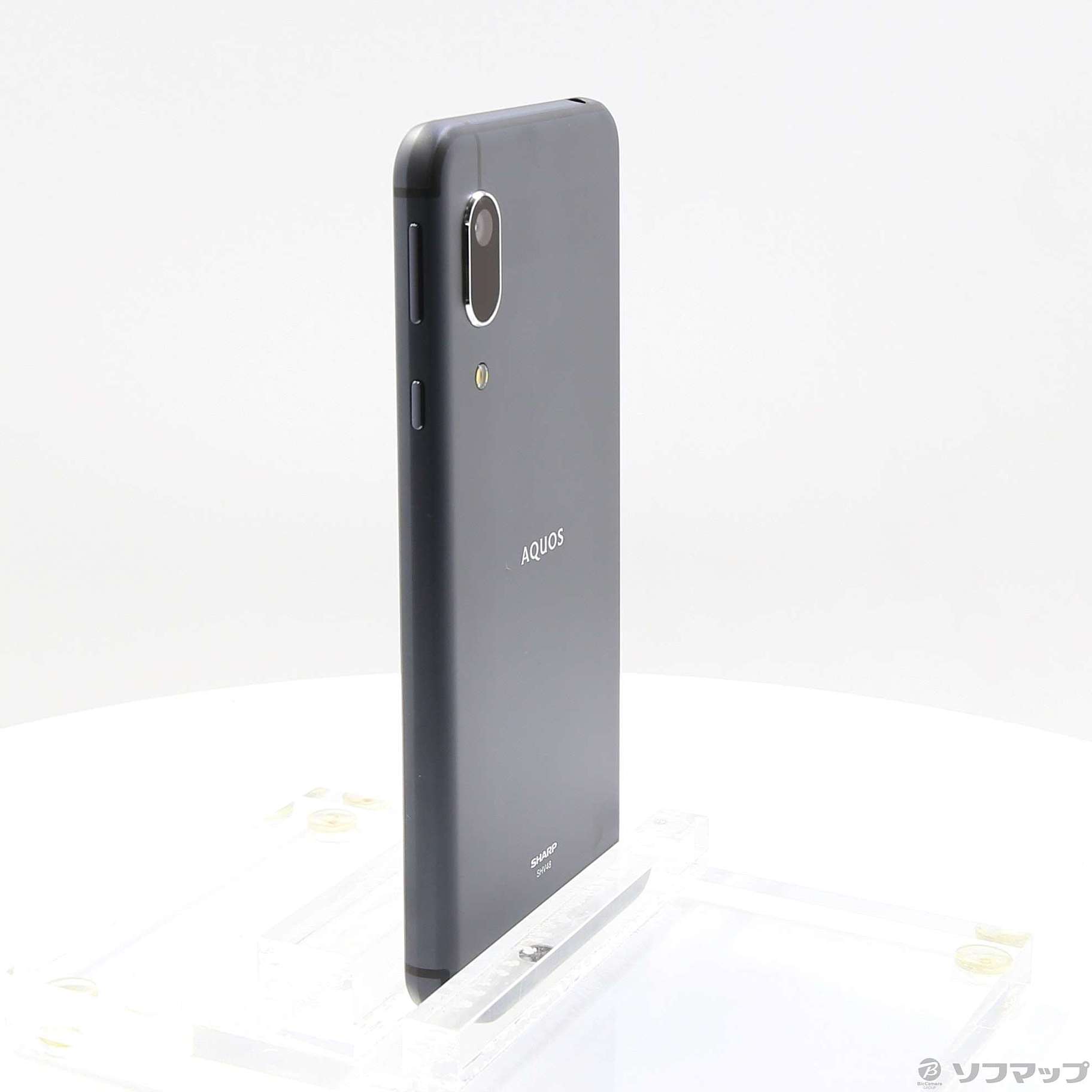 中古】AQUOS sense3 basic 32GB ブラック SHV48 auロック解除SIMフリー