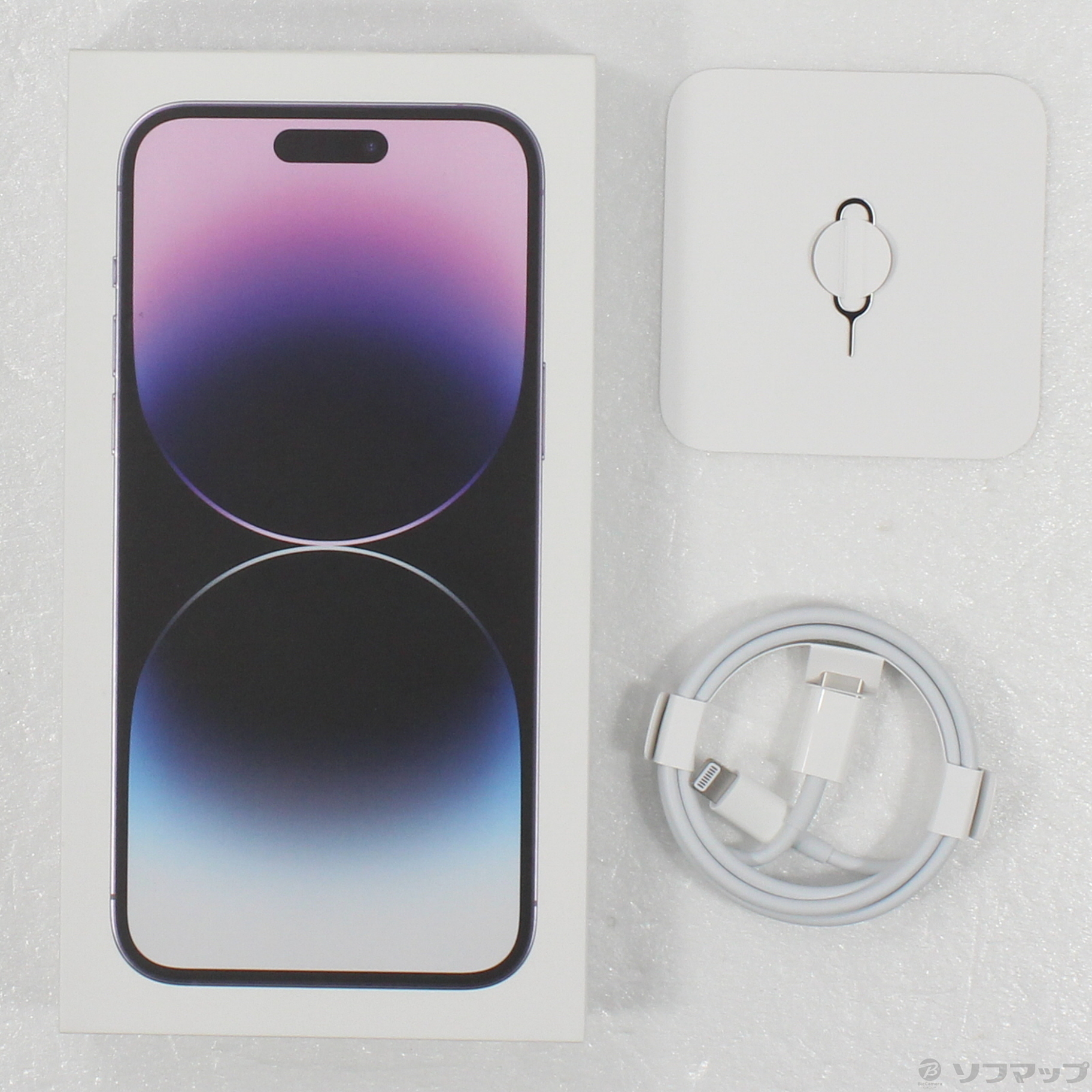 iPhone 14 Pro Max DeepPurple 256GB 中古美品 - スマートフォン/携帯電話