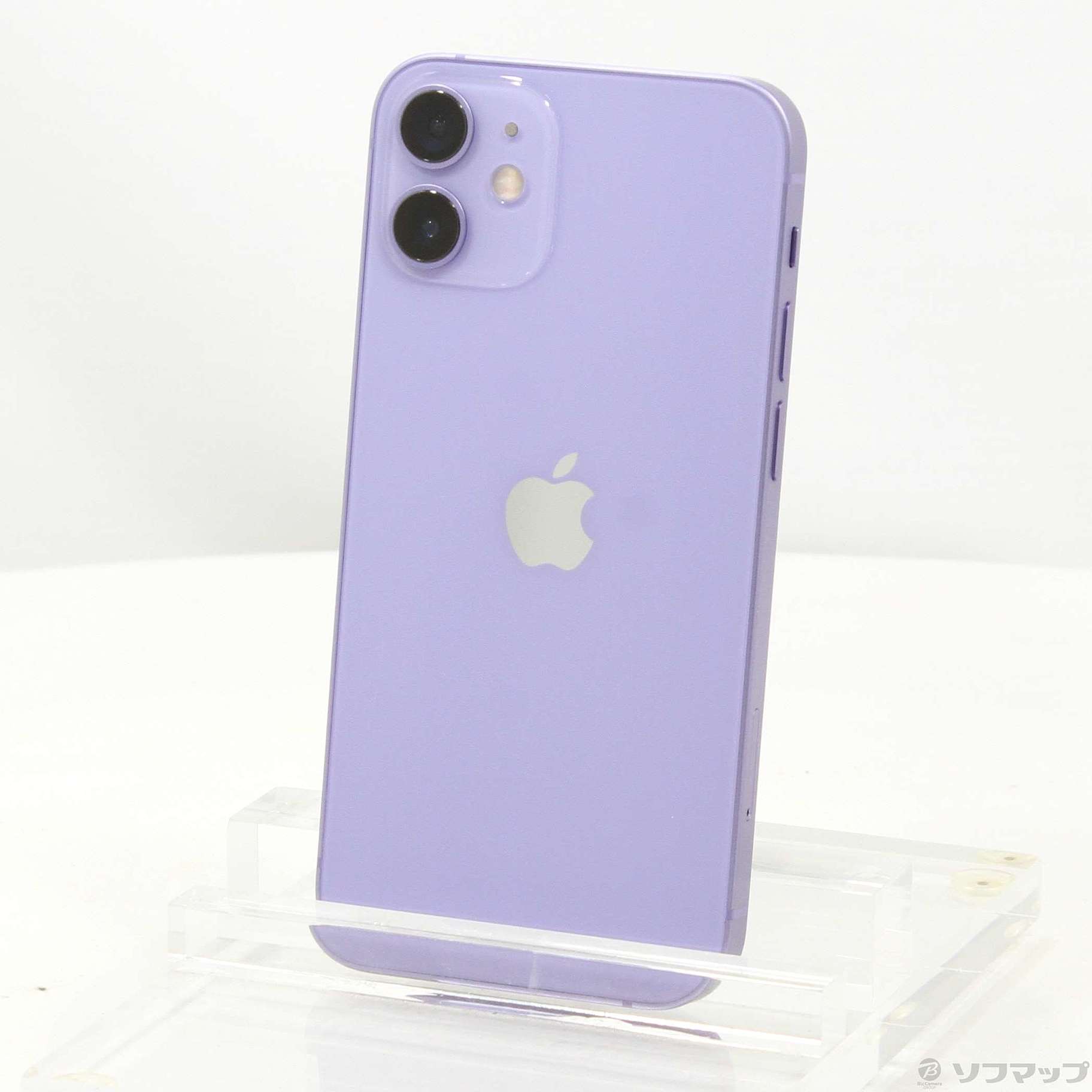 中古】iPhone12 mini 64GB パープル MJQC3J／A SIMフリー