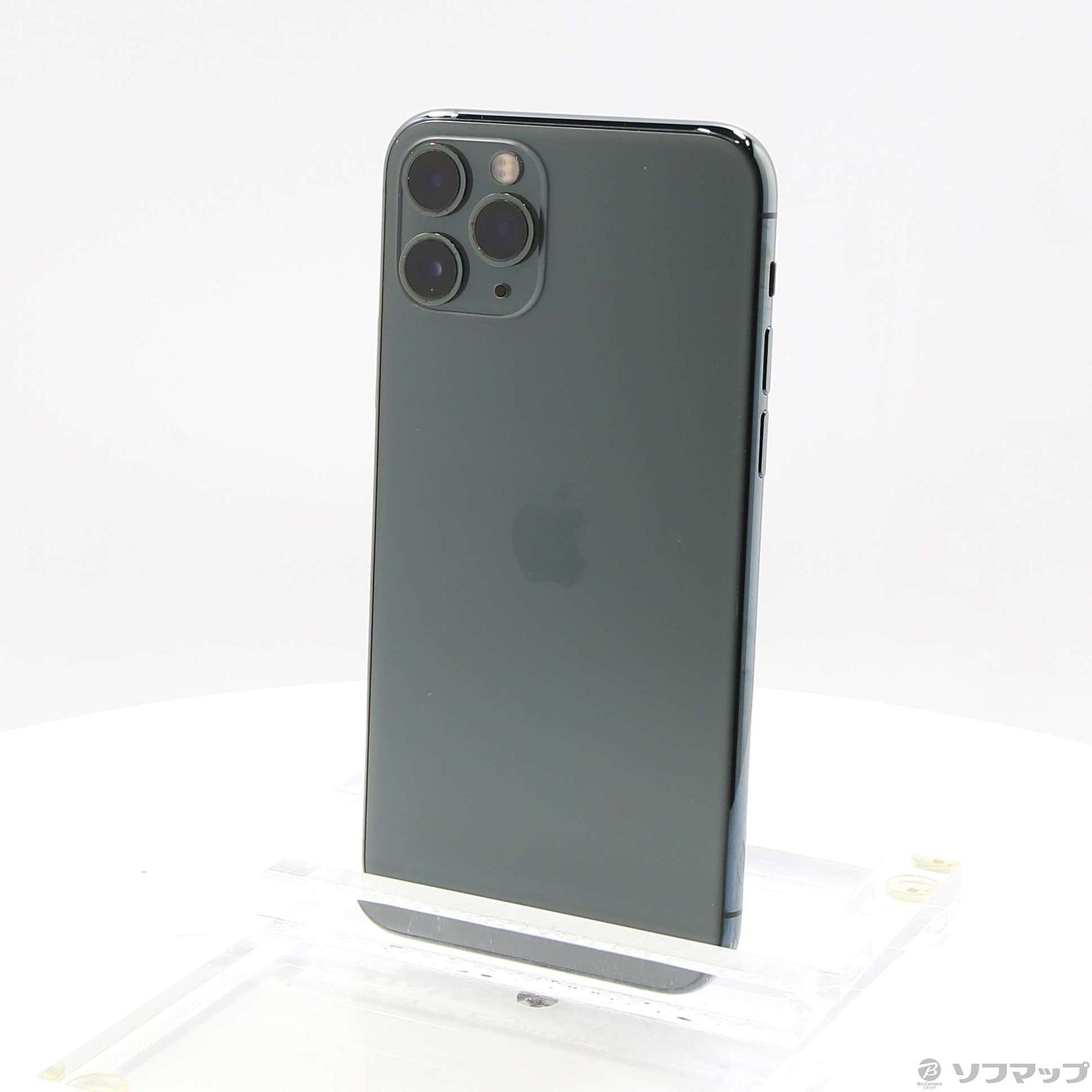 中古】iPhone11 Pro 256GB ミッドナイトグリーン MWCC2J／A SIMフリー