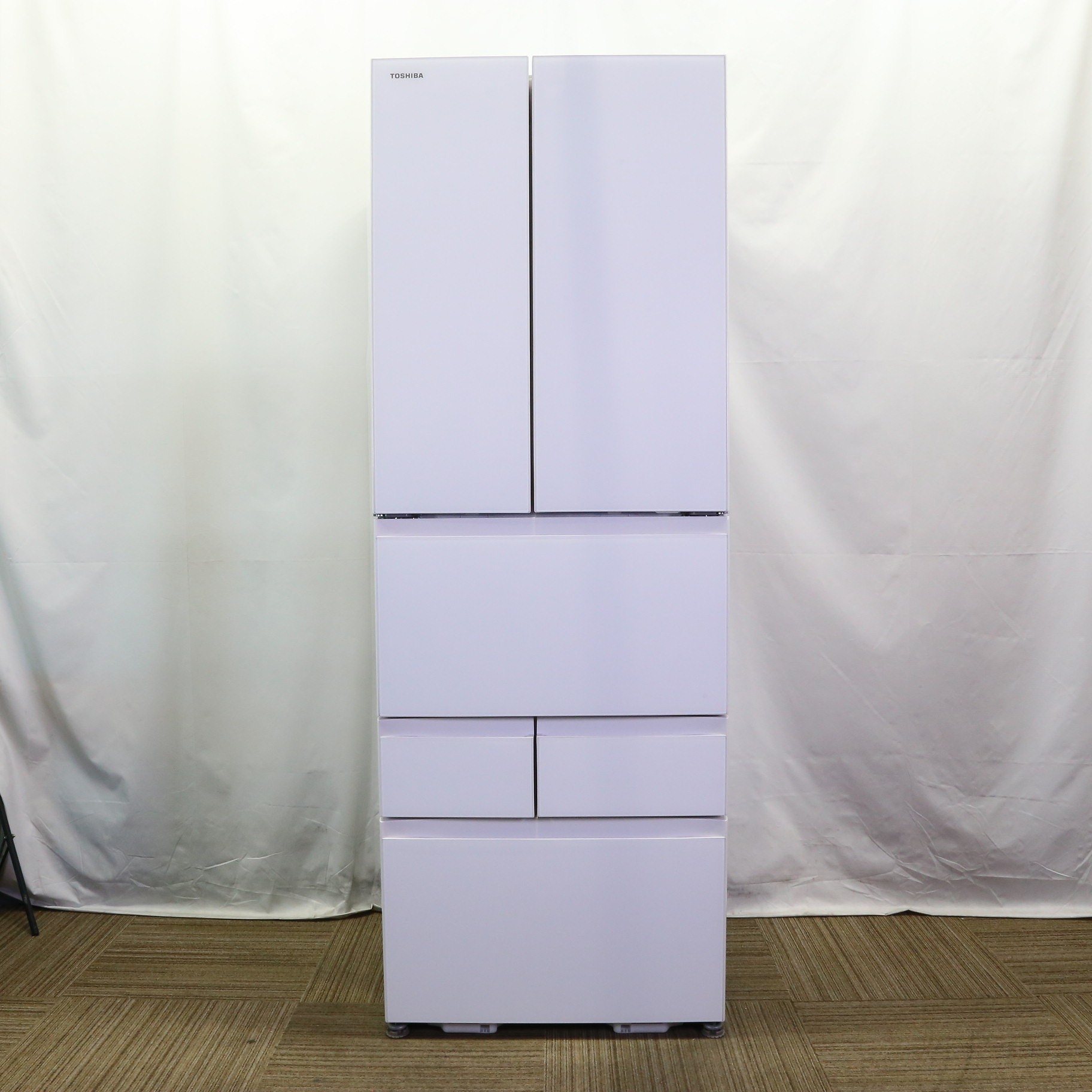 中古】〔展示品〕 冷蔵庫 グランホワイト GR-V460FH(EW) ［幅65cm 