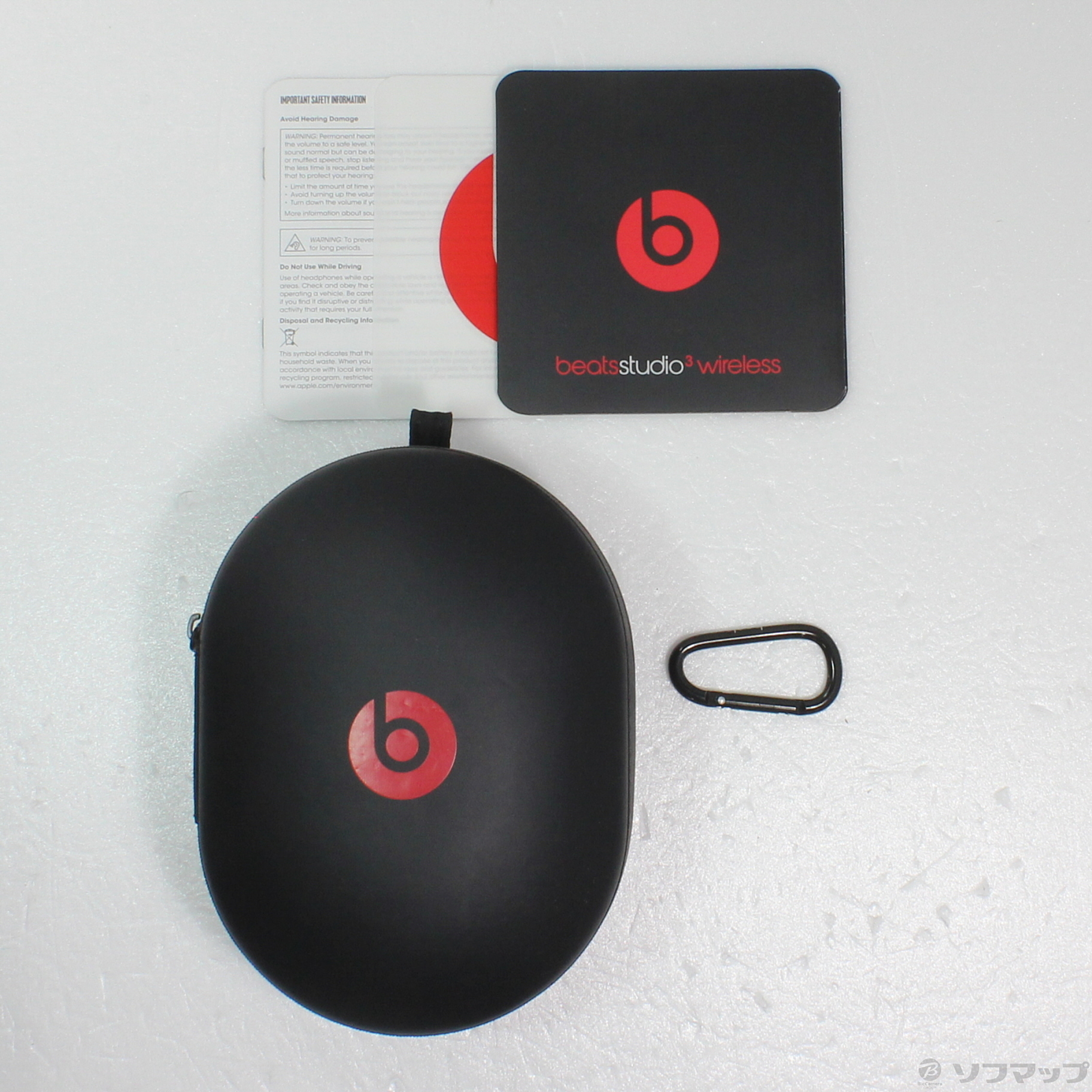 一流メーカー品 美品 Beats Studio3 Wireless MQD02PA/A レッド