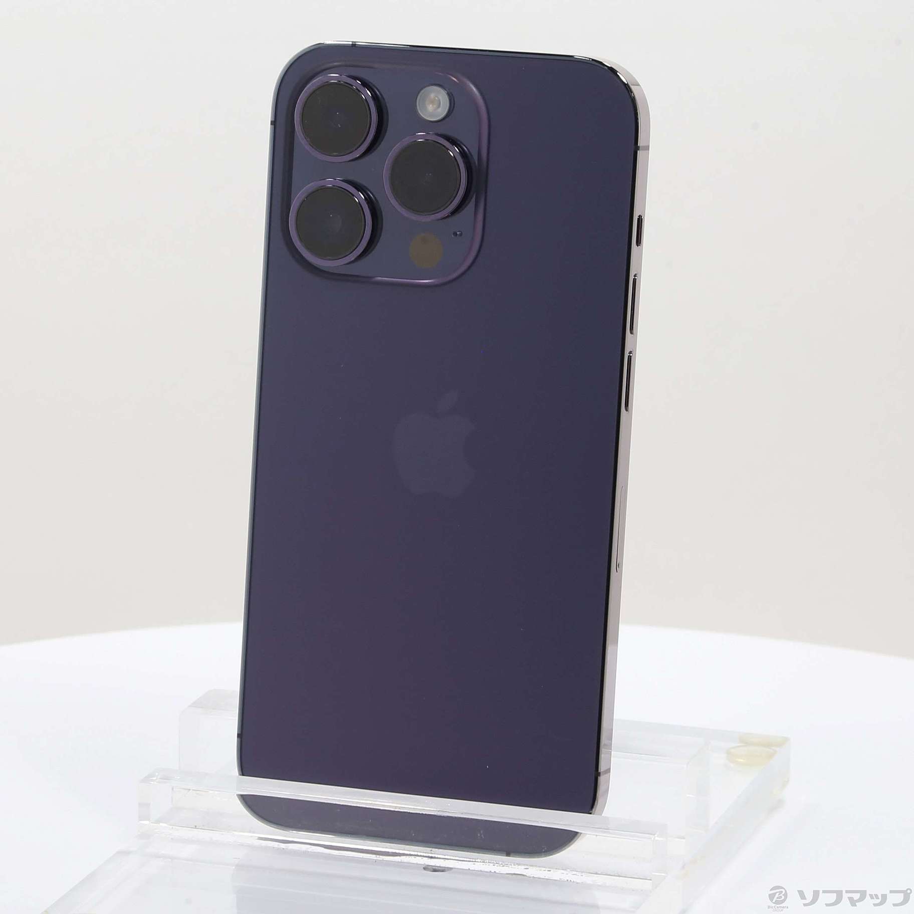 中古】iPhone14 Pro 128GB ディープパープル MQ0F3J／A SIMフリー