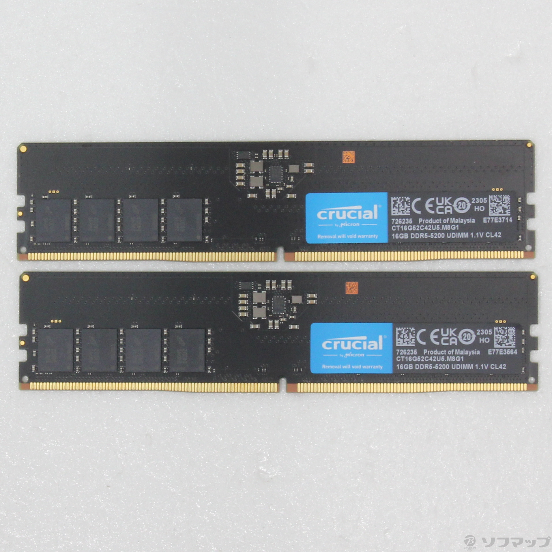 中古】288P DDR5-5200 PC5-41600 32GB 16GB×2枚組 [2133050581675