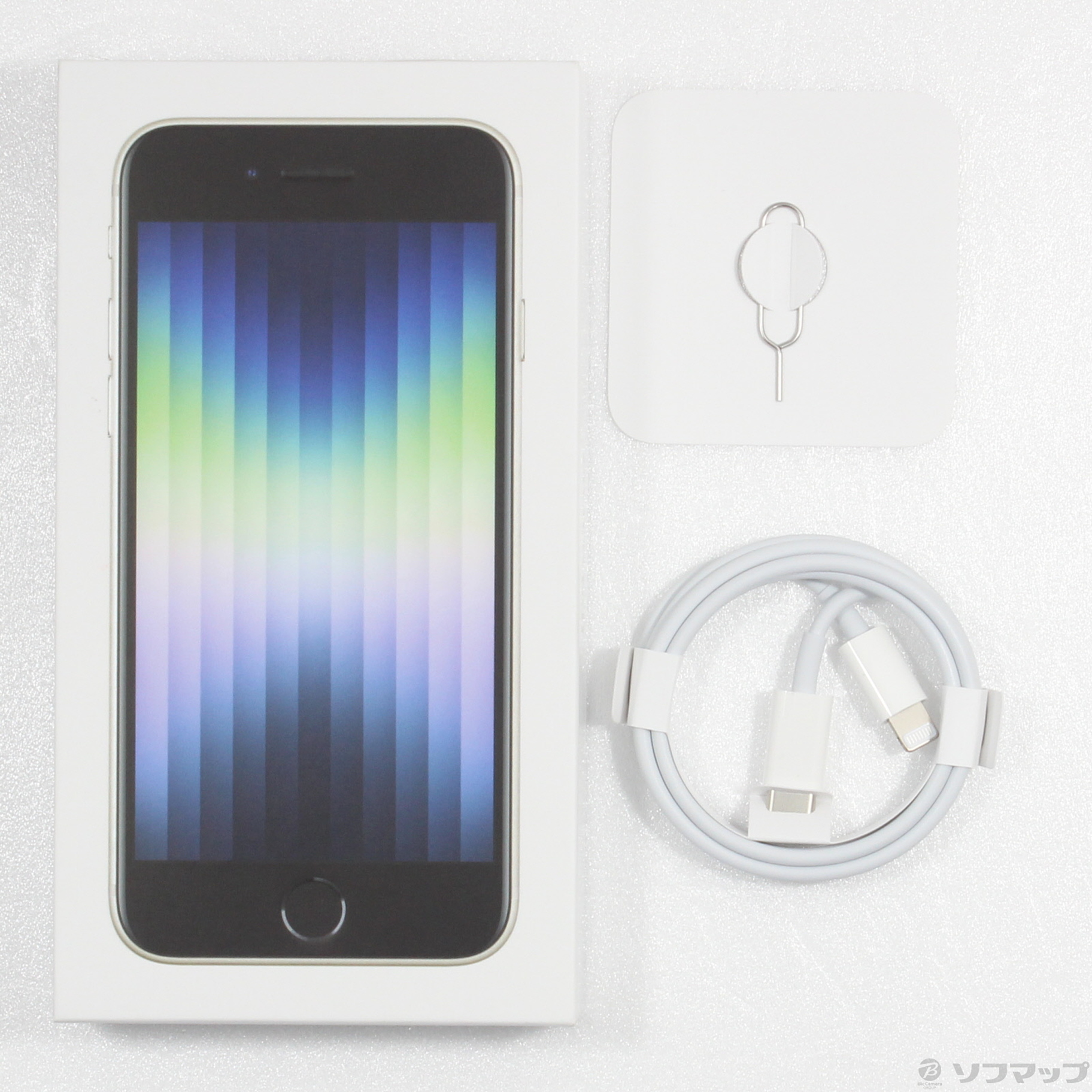 中古】iPhone SE 第3世代 64GB スターライト MMYD3J／A SIMフリー ...