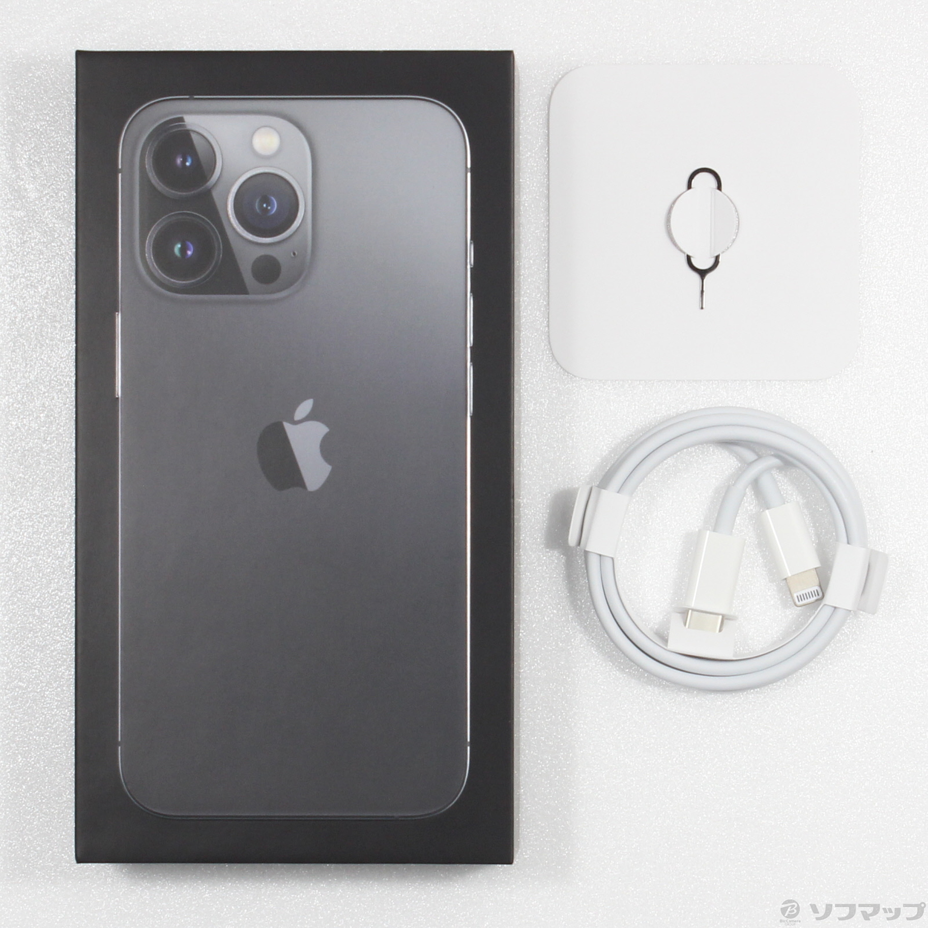 中古】iPhone13 Pro 256GB グラファイト MLUN3J／A SIMフリー